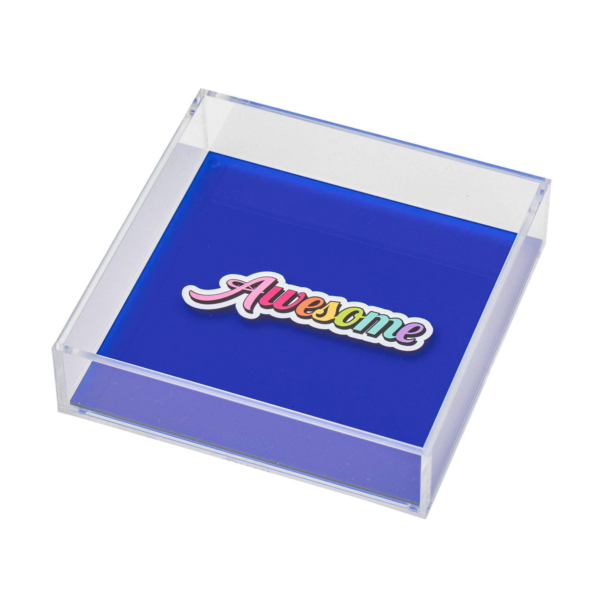 DORETE Tray | Yellow Rainbow Awesome