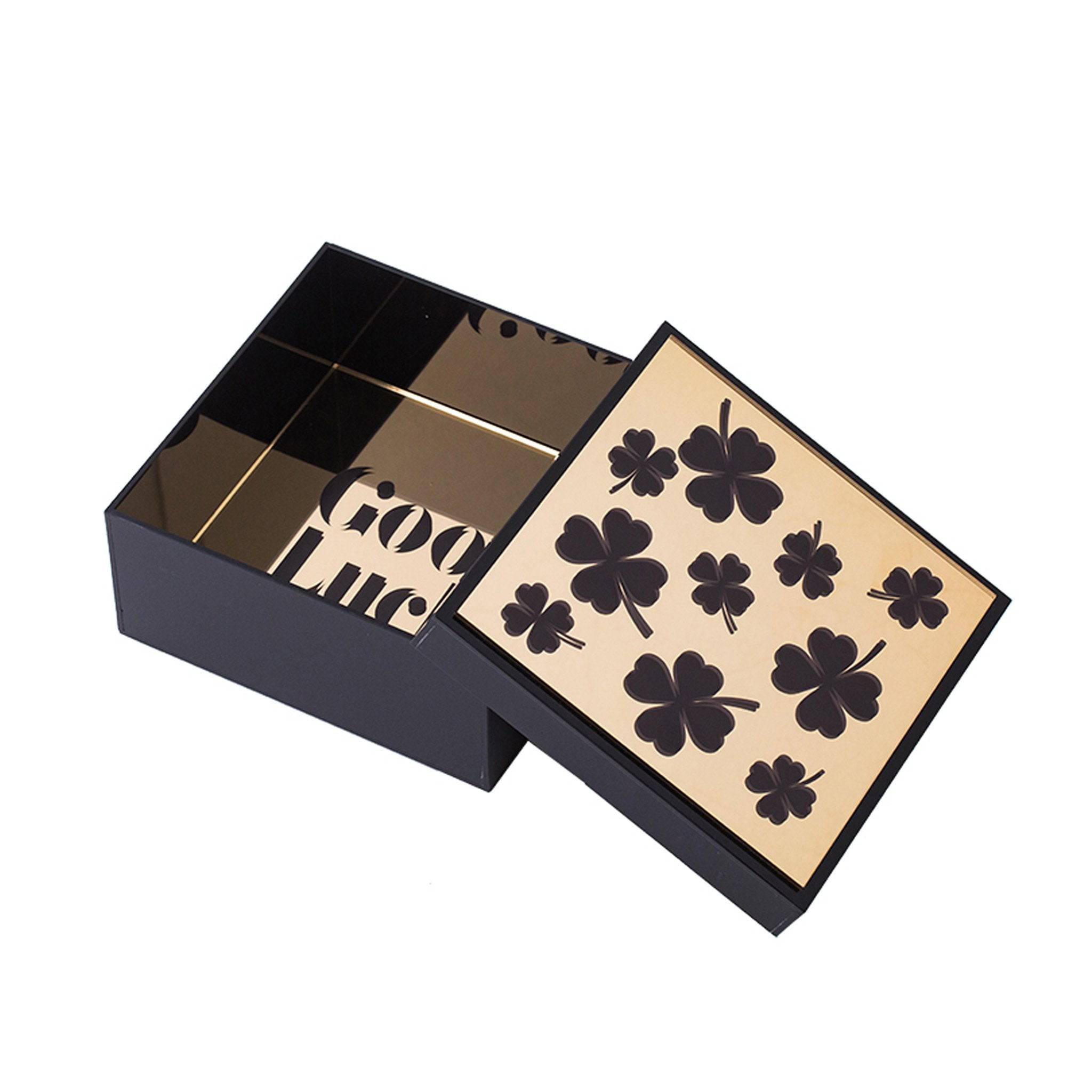 HAMILTON Box | Gold Black Clovers in Repeat