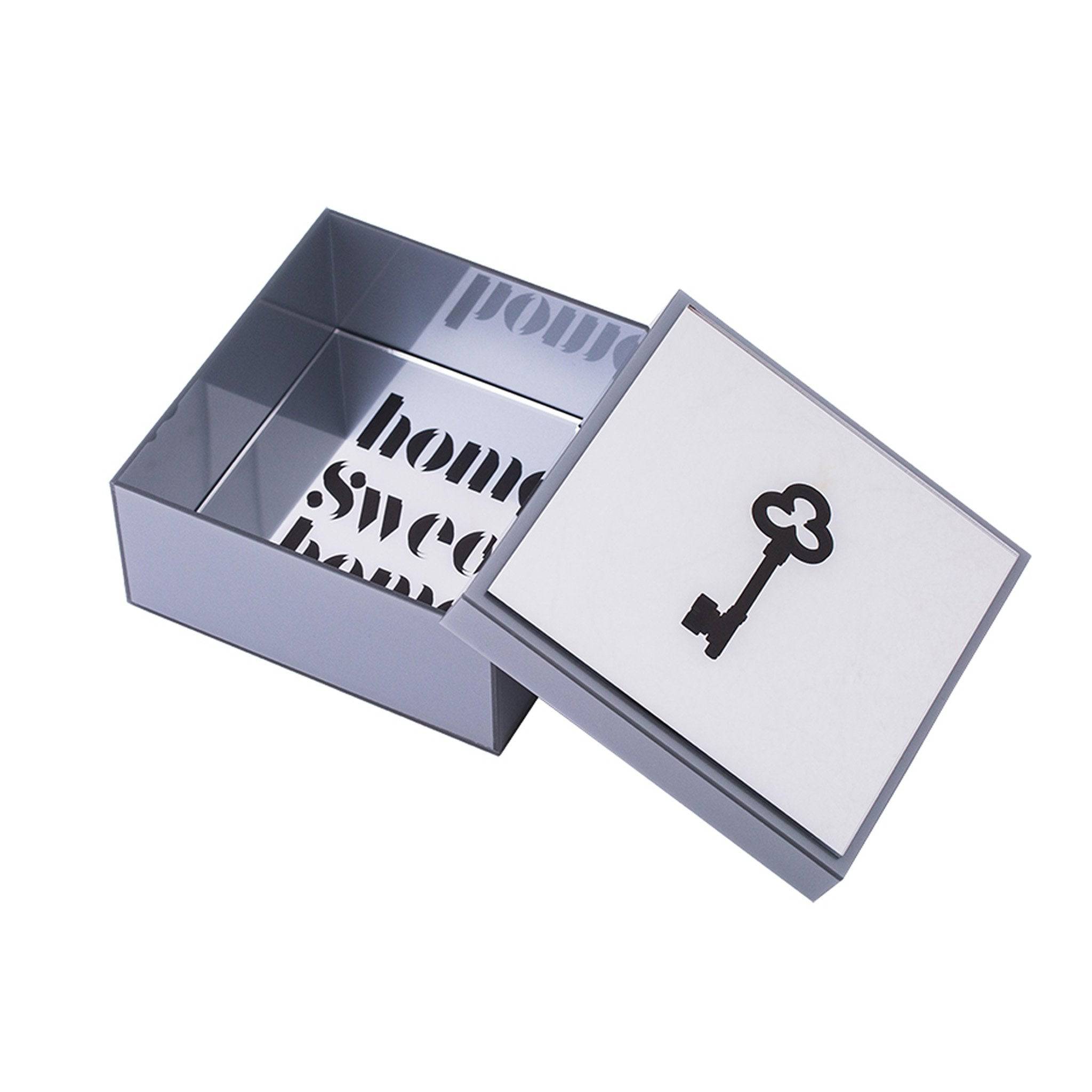 HAMILTON Box | Met.Grey Black Key Home Sweet Home