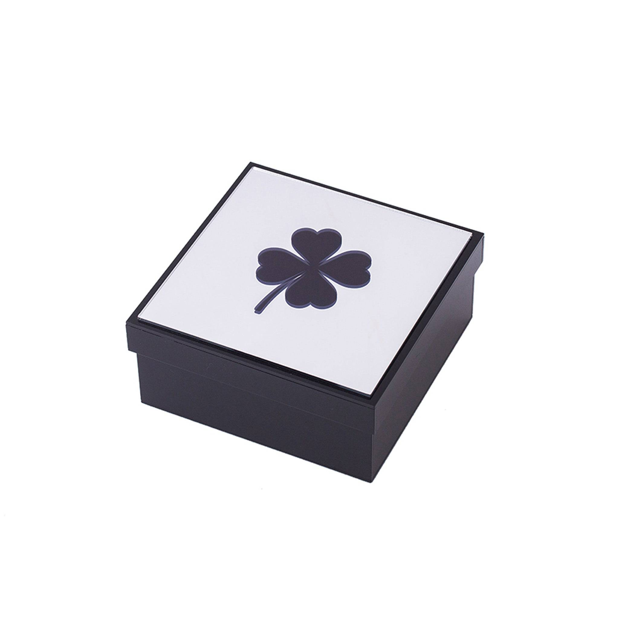 HAMILTON Box | Silver Black Clover & Good Luck