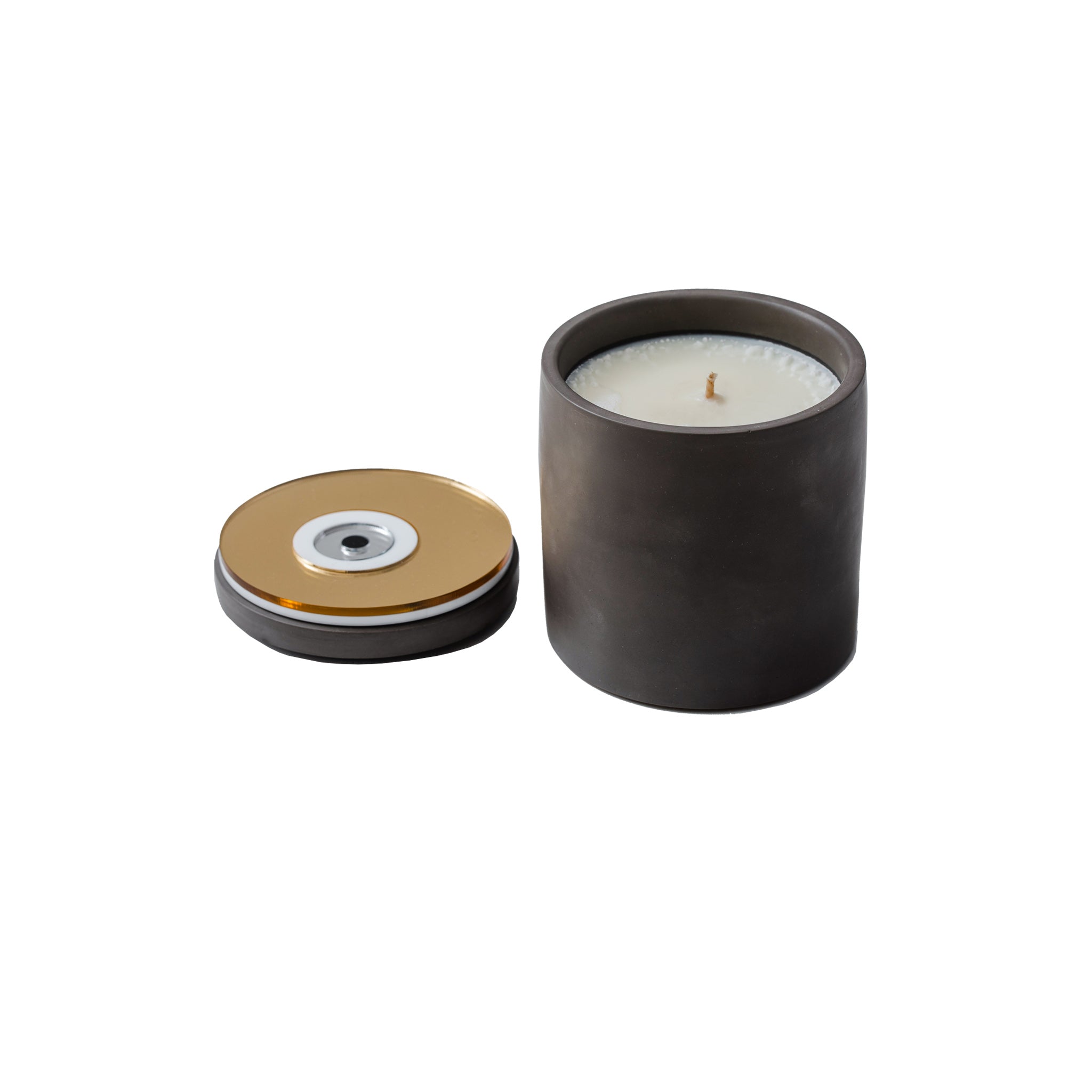 CANDLE Pot | Gold Evil Eye