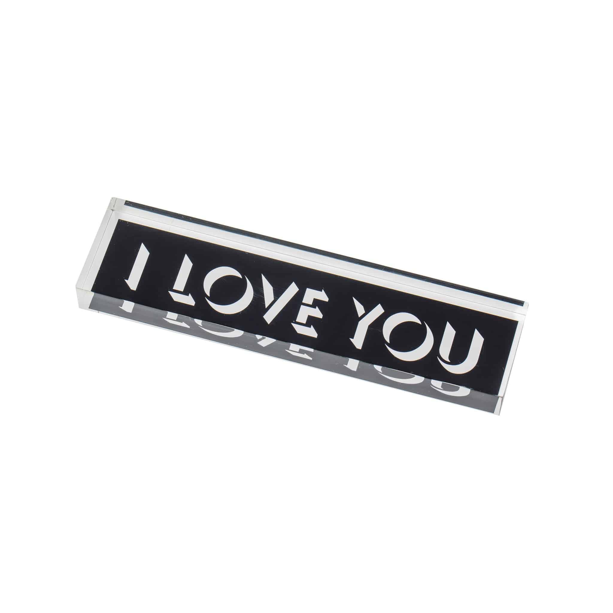 PAPER WEIGHT LONG | I Love You Grey