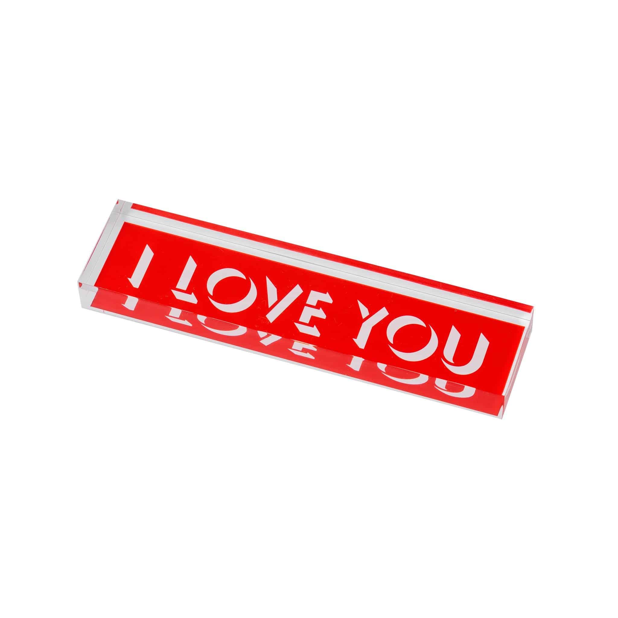 PAPER WEIGHT LONG | I Love You Grey