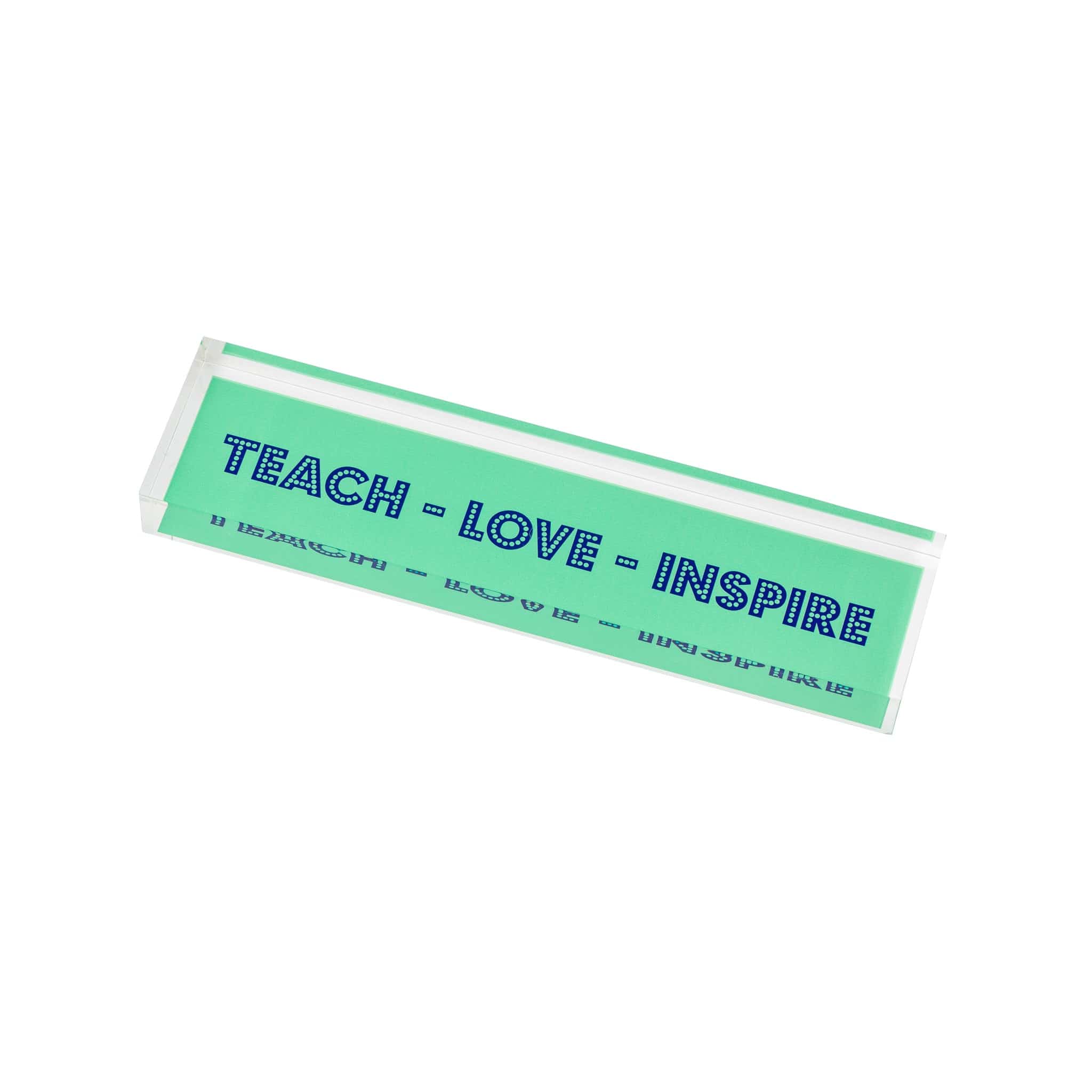 PAPER WEIGHT LONG | Teach Love Inspire Mint