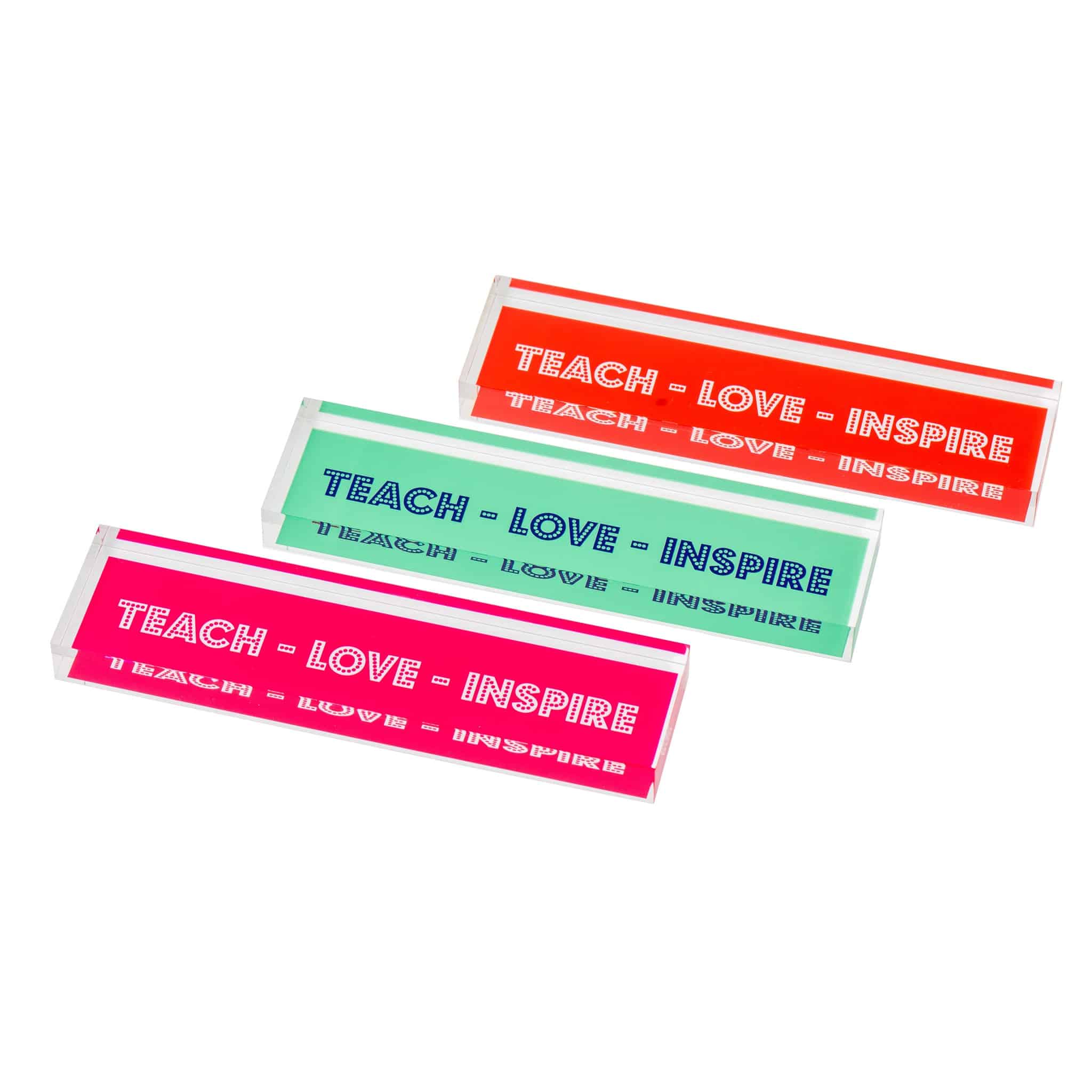 PAPER WEIGHT LONG | Teach Love Inspire Mint