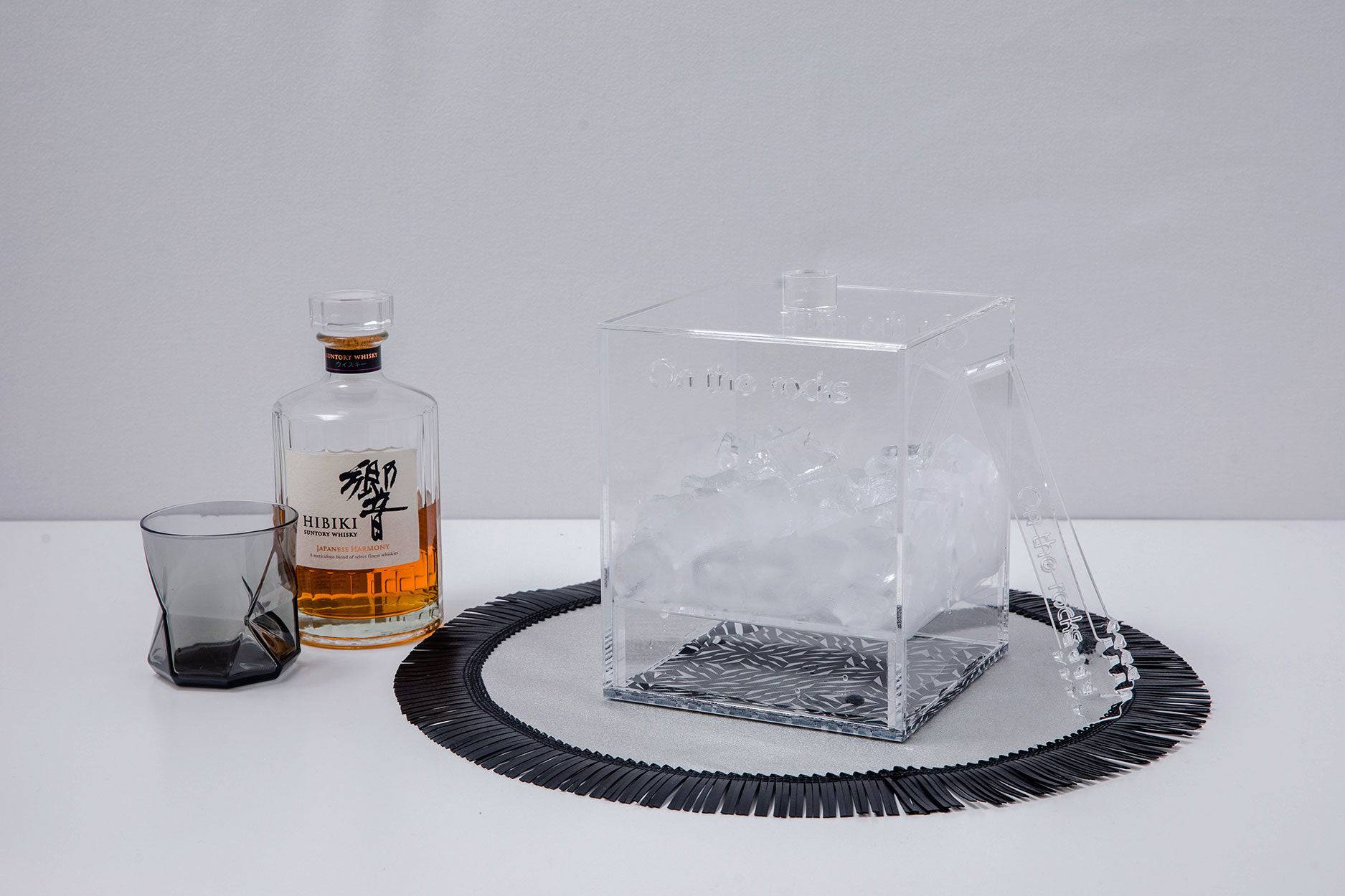 ICE Cooler Box | Clear Black Spikes On the Rocks
