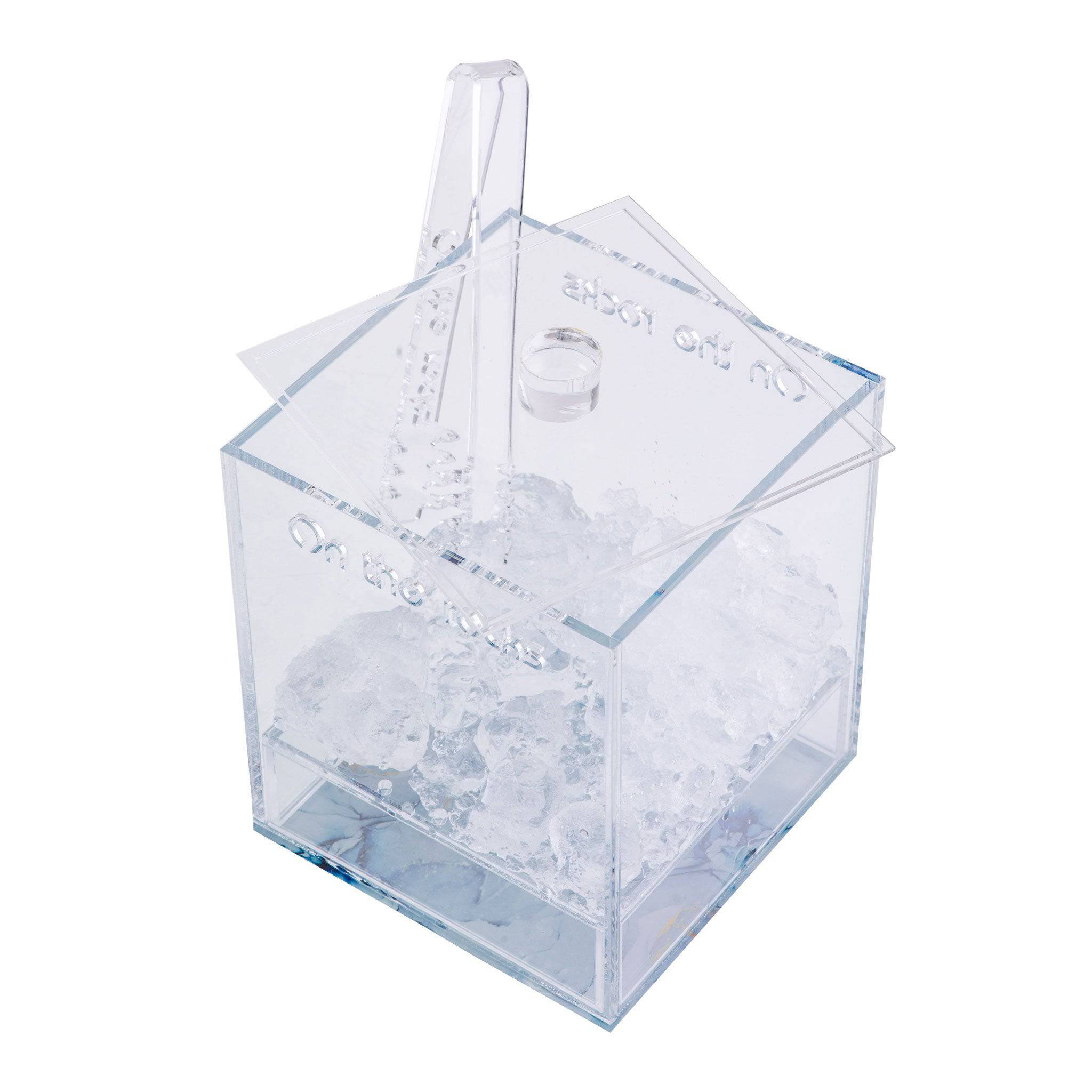 ICE Cooler Box | Clear Marble On the Rocks