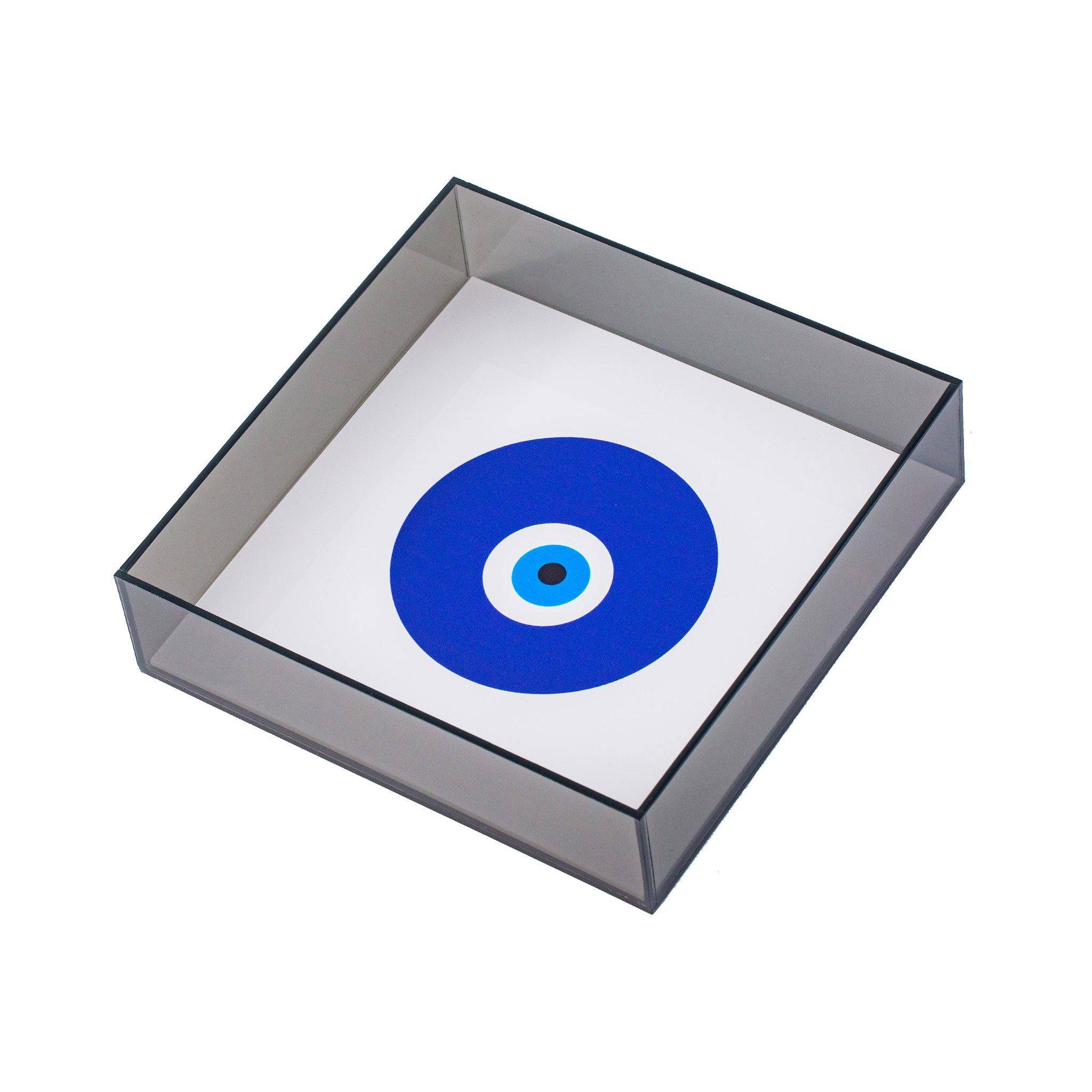 DORETE Tray | Printed Evil Eye