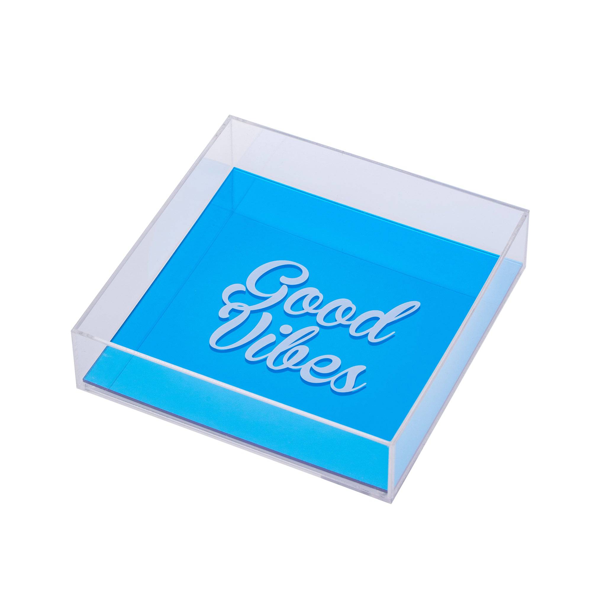DORETE Tray | Sky Blue White Good Vibes