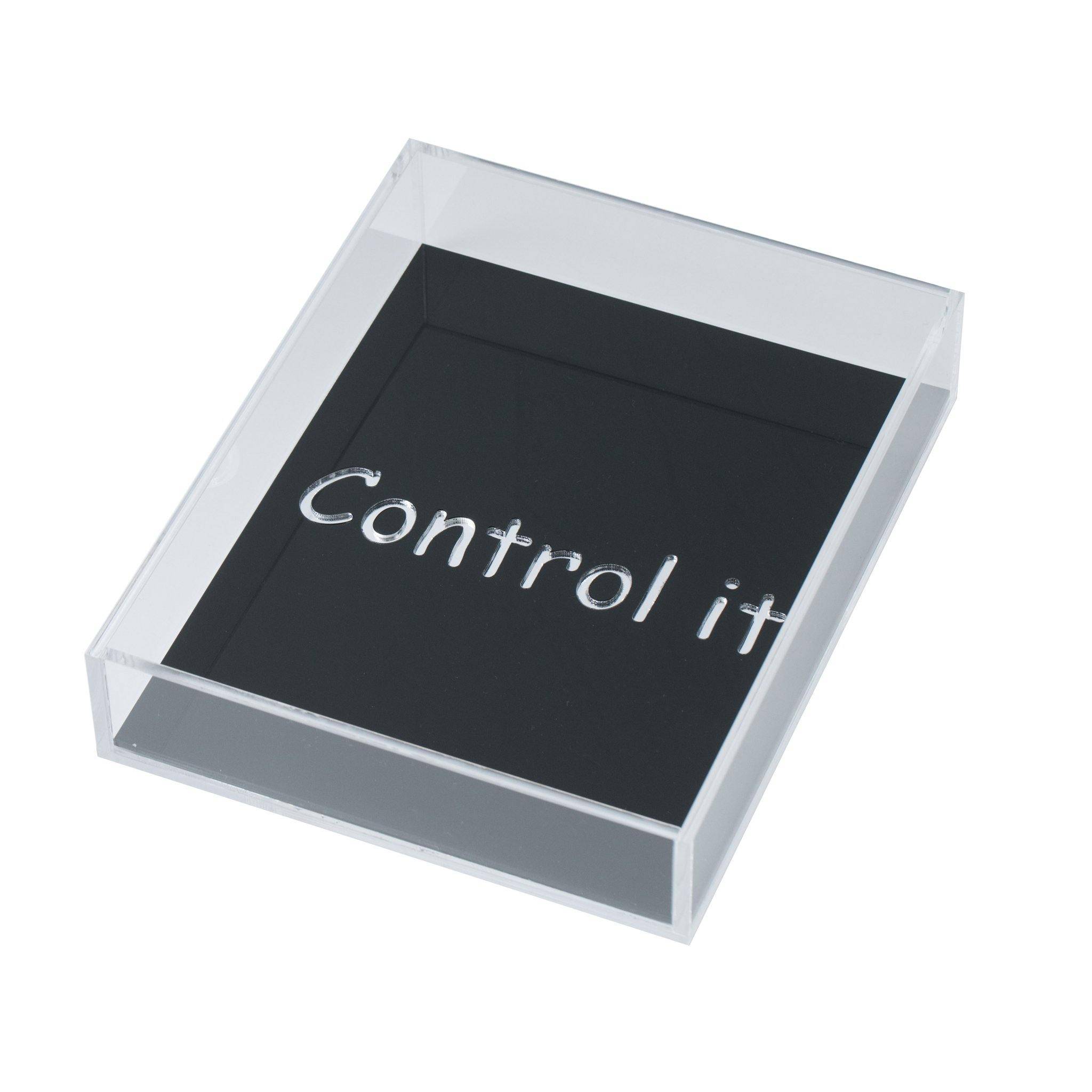 TIVO Tray | Black Silver Control It