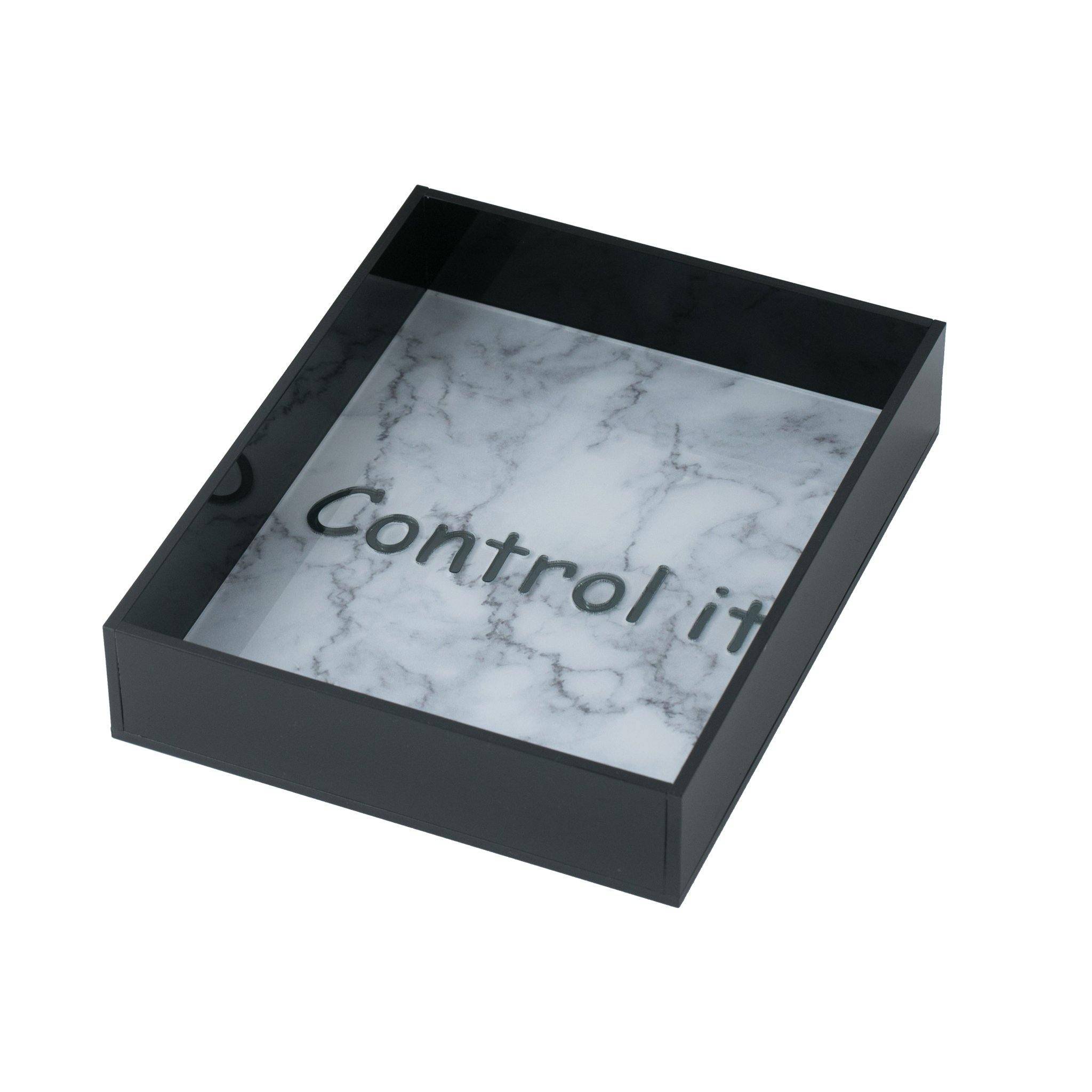 TIVO Tray | Marble Silver Control It