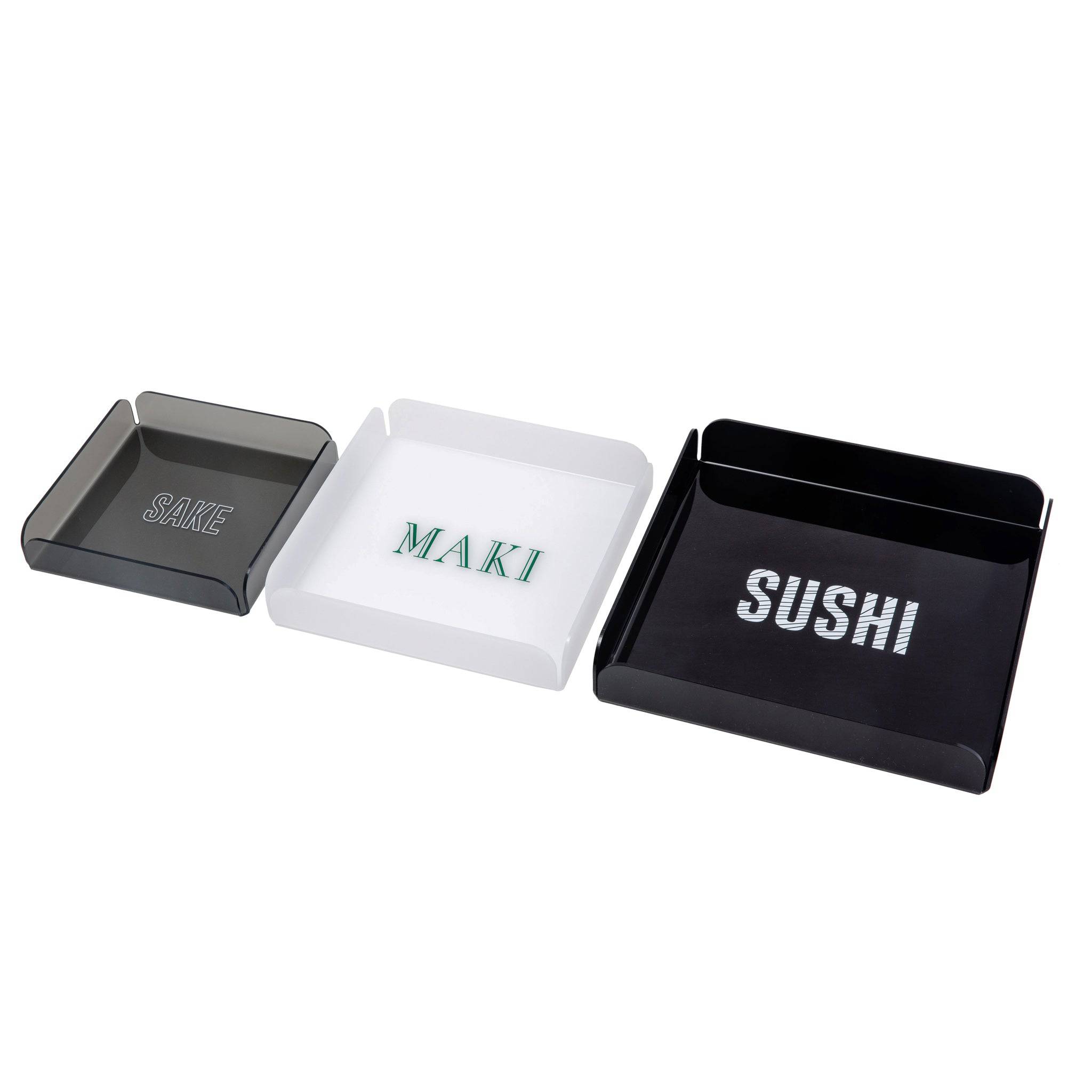 TRIPLE SET Trays | Sushi