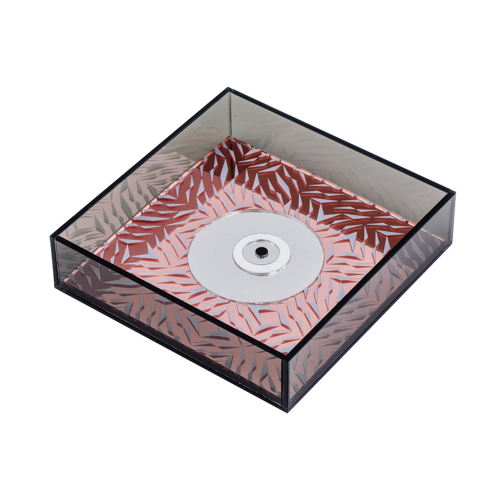 DORETE Tray | Spikes Silver Evil Eye