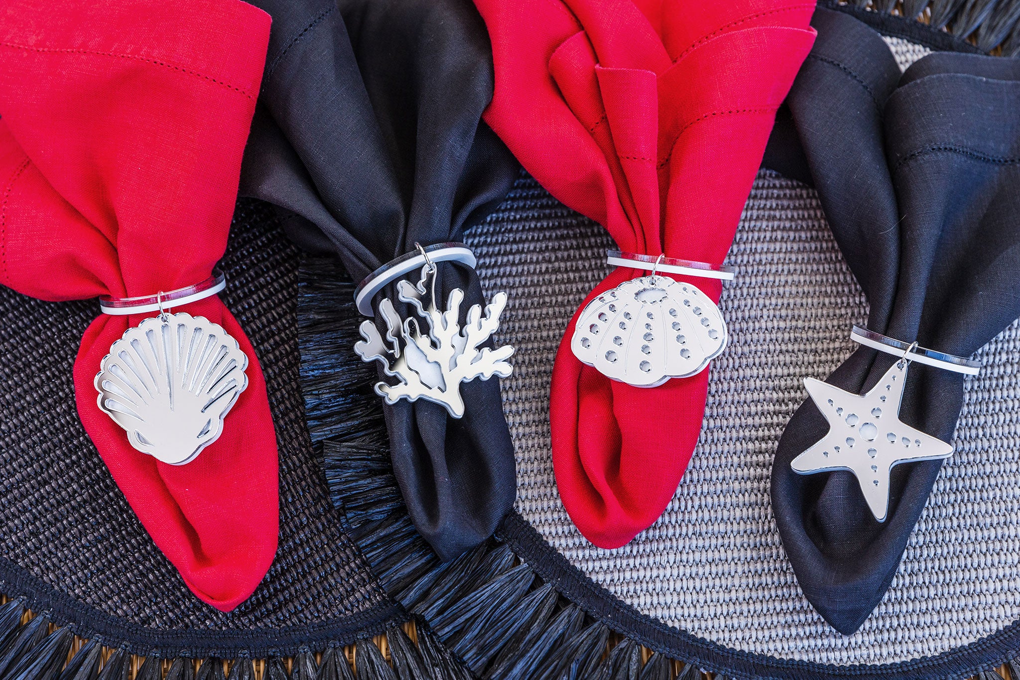 NAPKIN RINGS SET | Bronze Sea - KOKU Concept