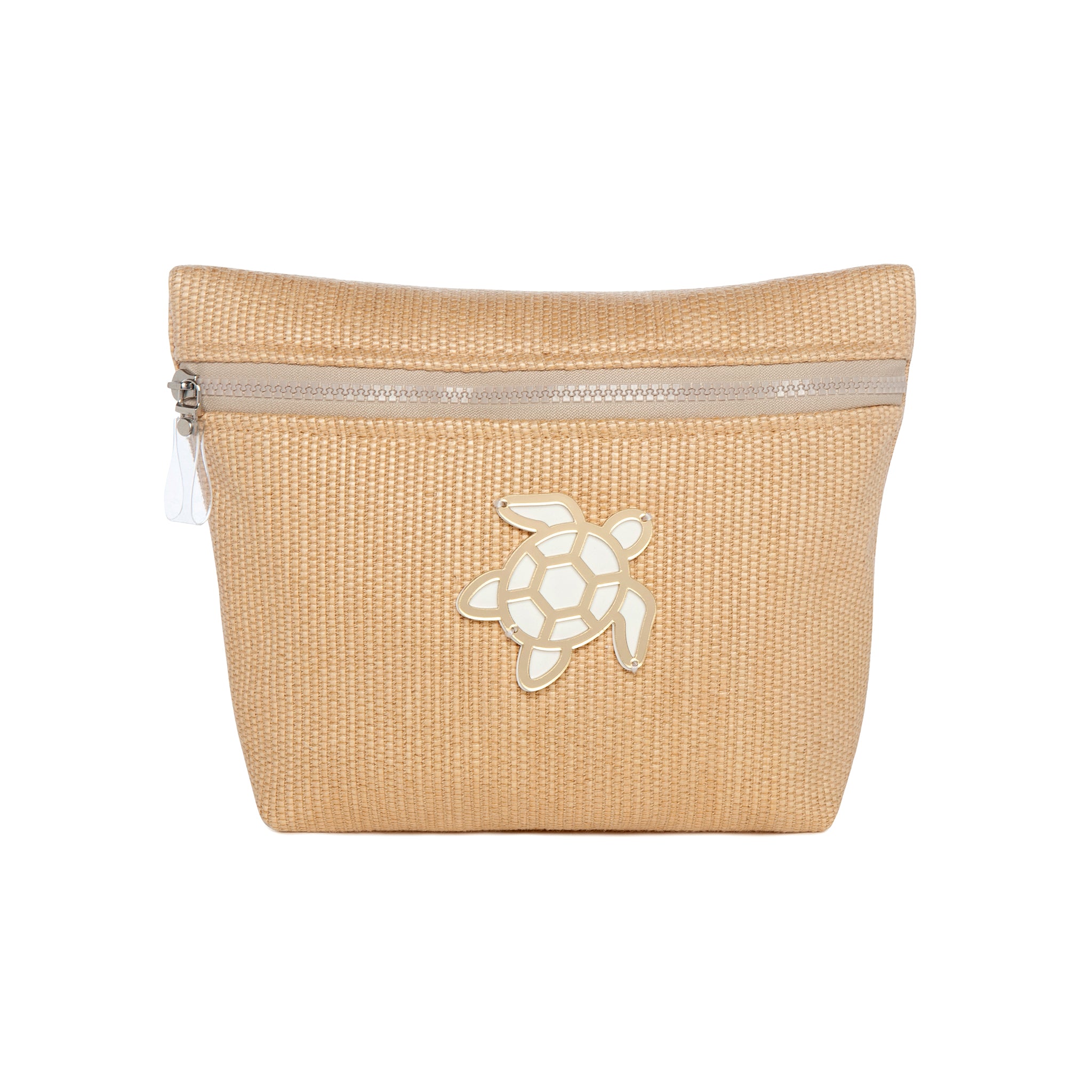 ALEXA Pouch | Beige Stamp Turtle