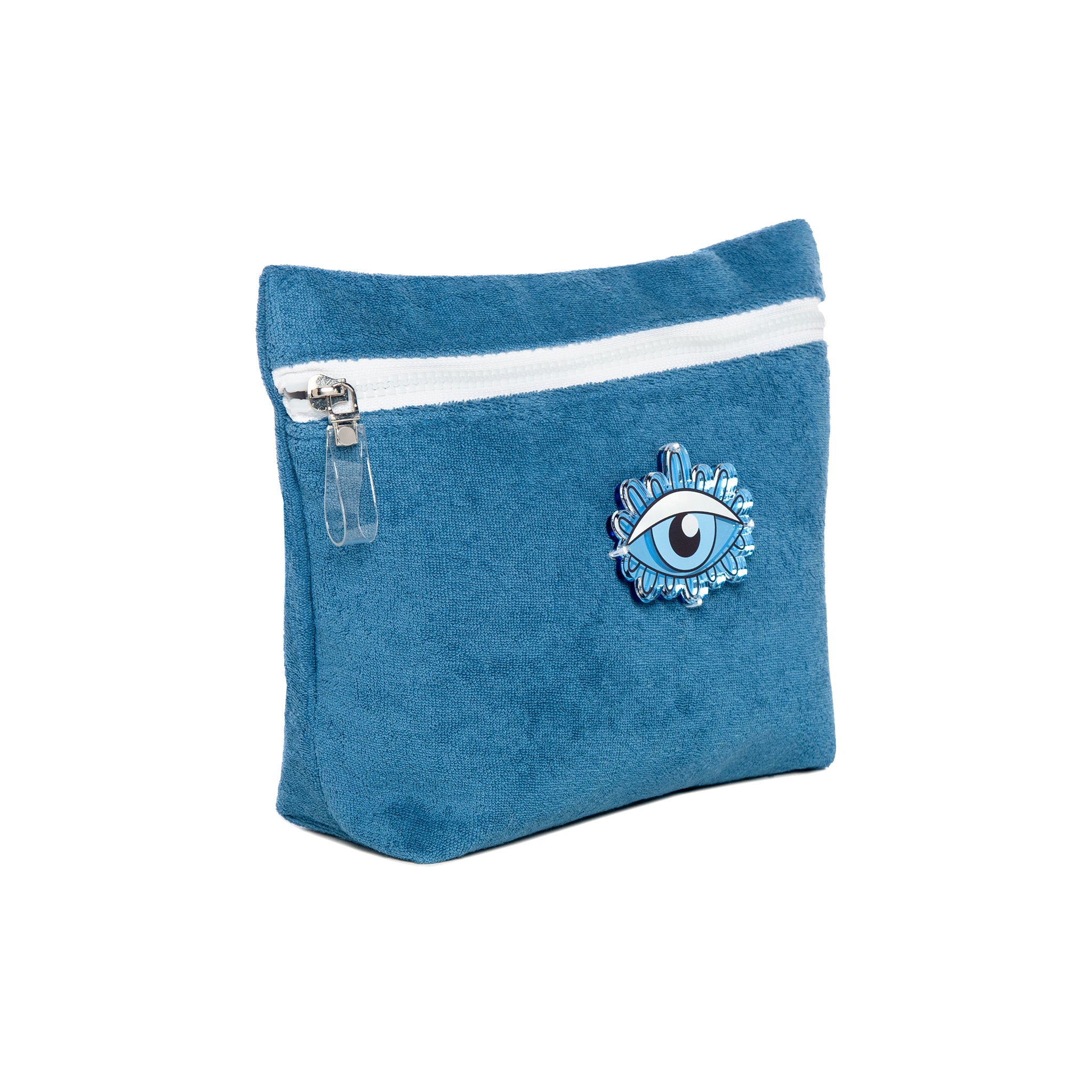 ALEXA Pouch | Blue Towel Evil Eye