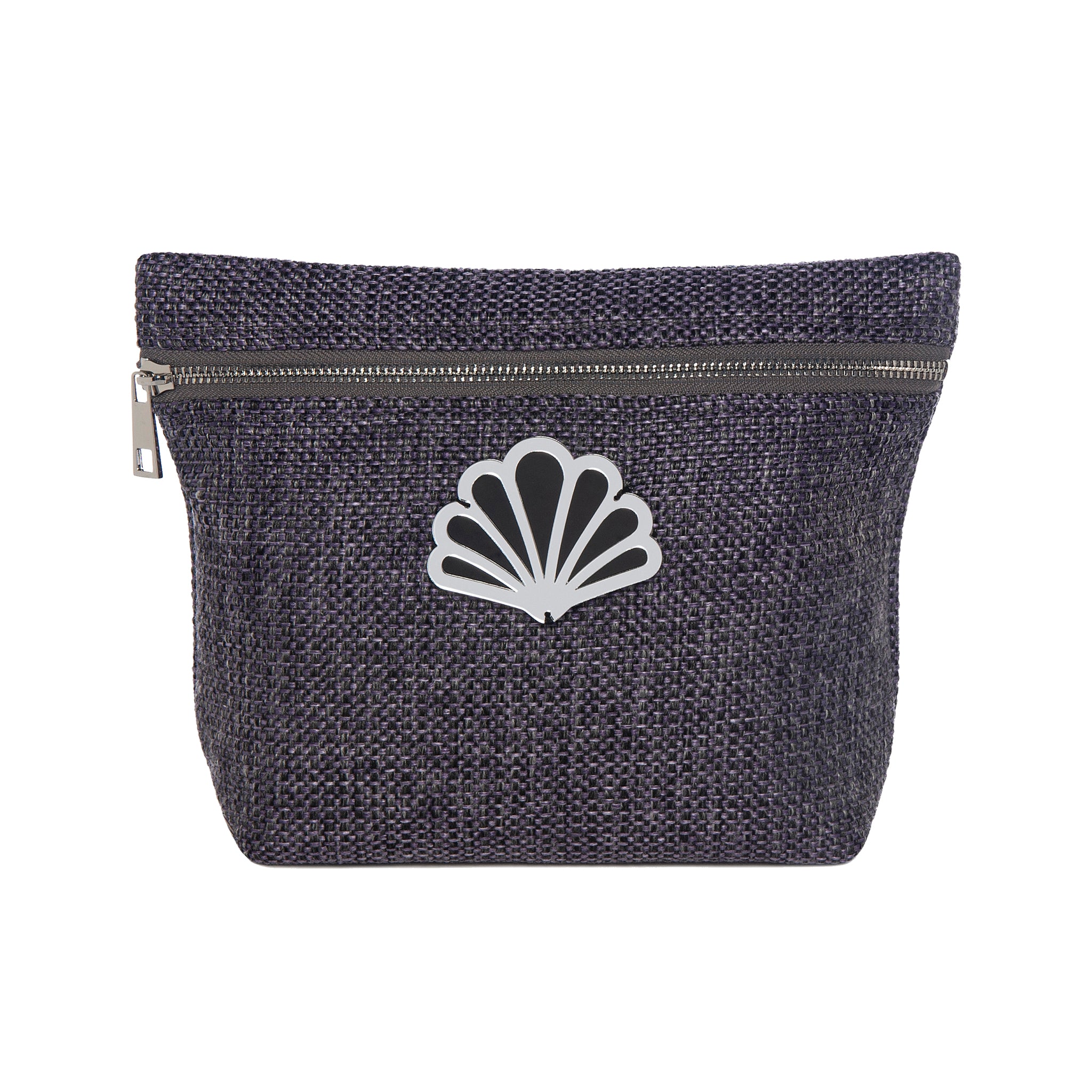 ALEXA Pouch | Purple Woven Peacock