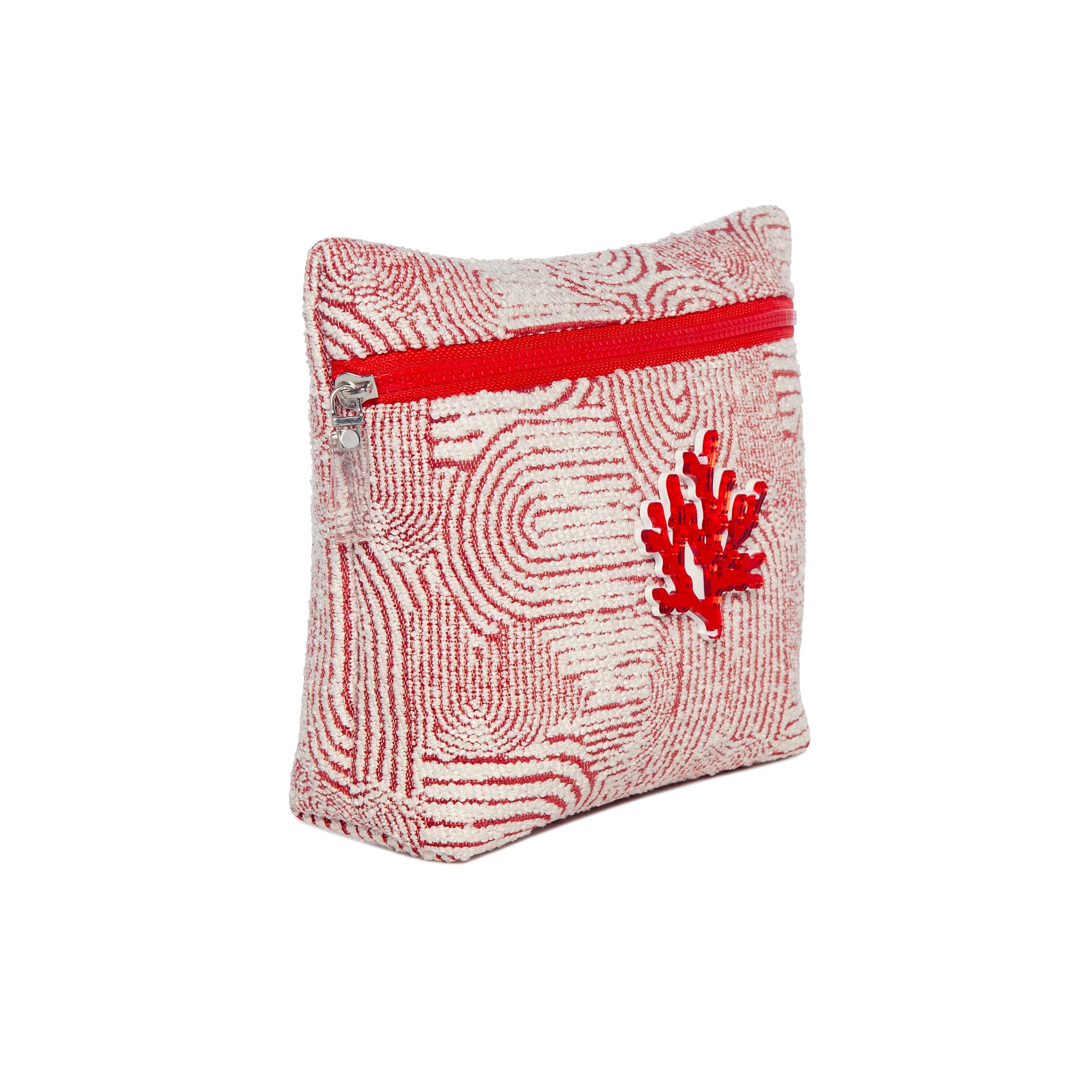 ALEXA Pouch | Red Labyrinth Coral