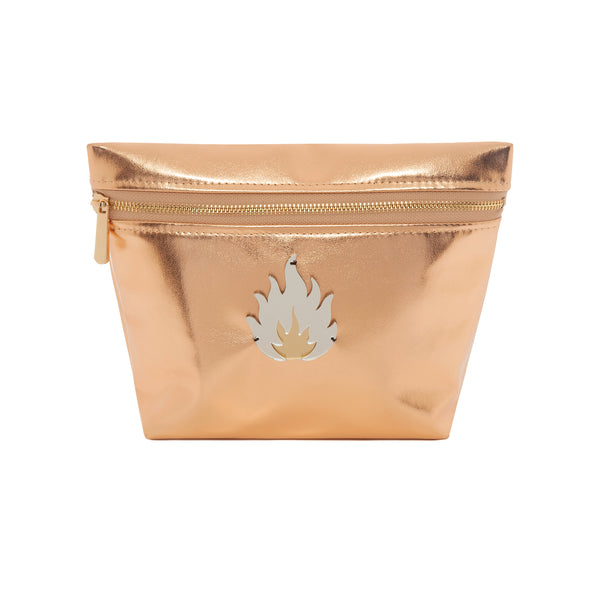 ALEXA Pouch | Rose Gold Mirror Flame