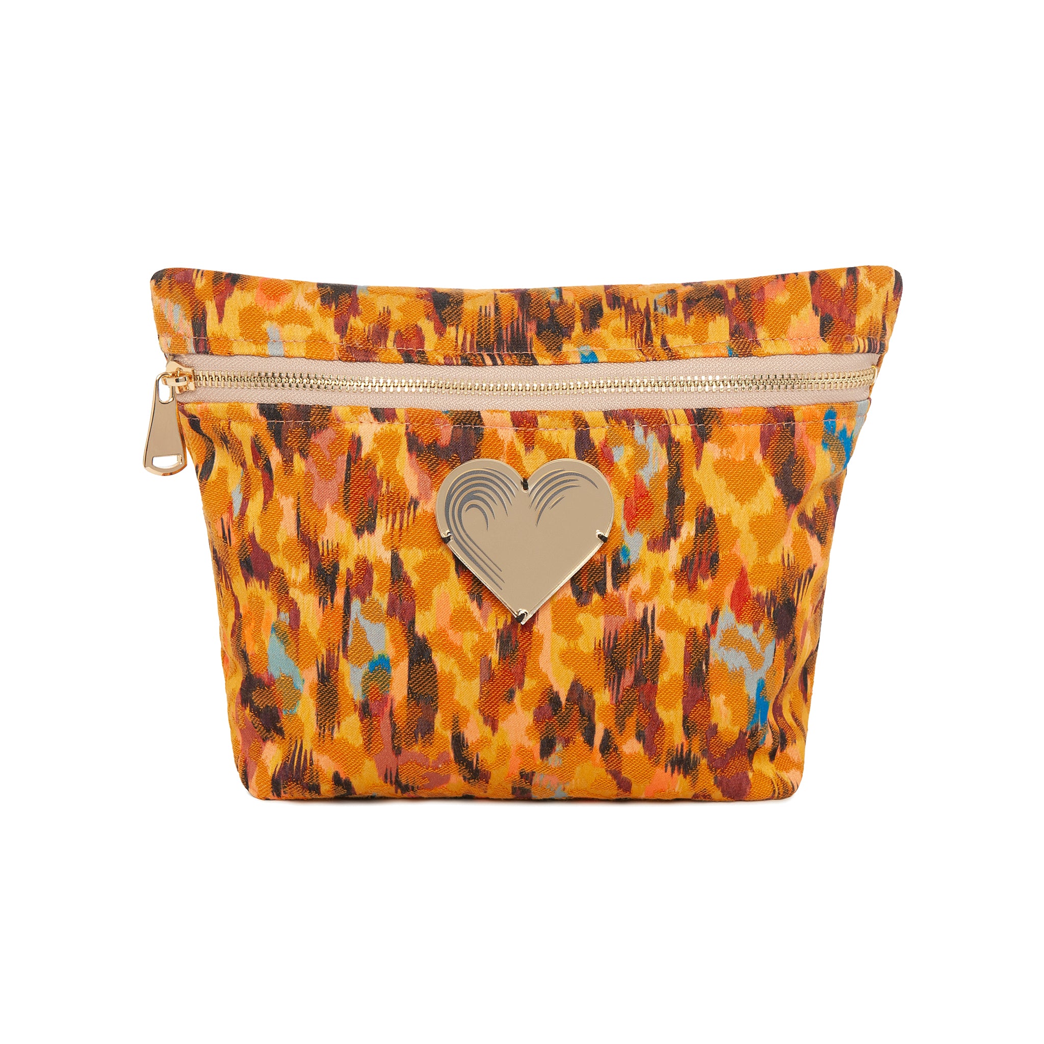 ALEXA Pouch | Yellow Paint Brush Heart