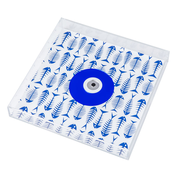 ALICIA Tray |  Fishbone Evil Eye - KOKU Concept