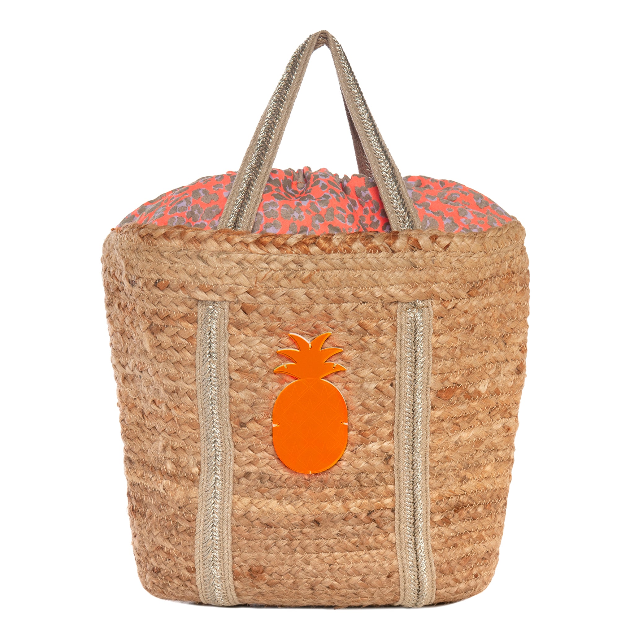 ALOHA Beach Straw Bag | Funky Animal Pineapple