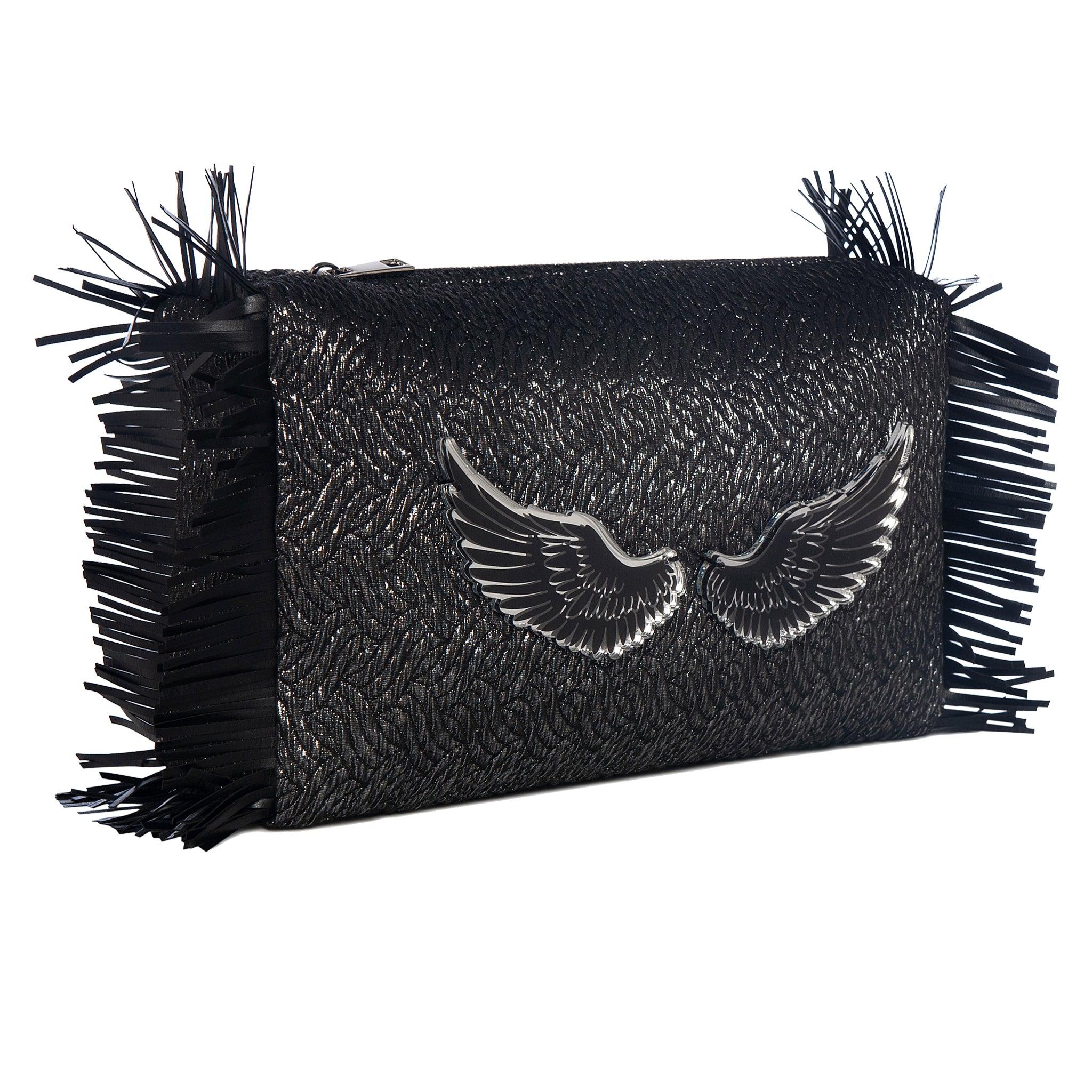 MELISSA Pouch | Black Sparkle Wings