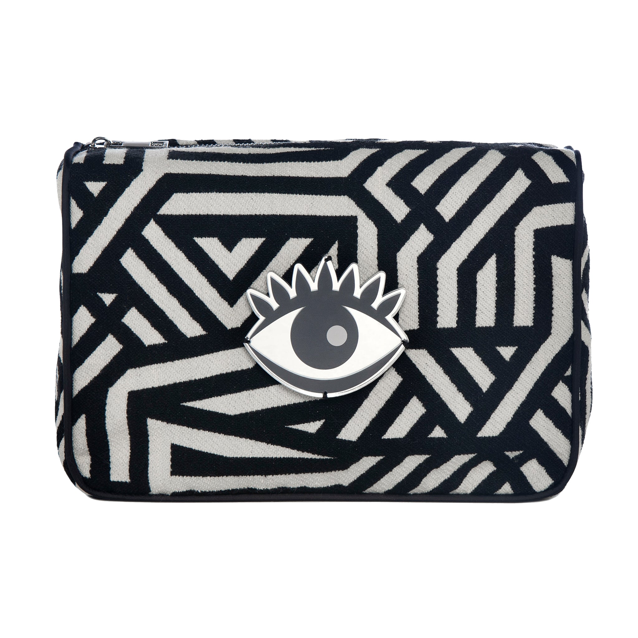 BLAZE Pouch | Black Thick Lines Eye