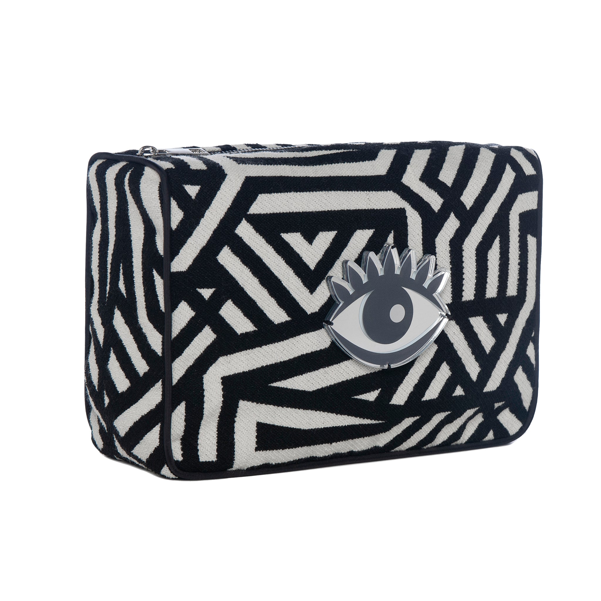 BLAZE Pouch | Black Thick Lines Eye