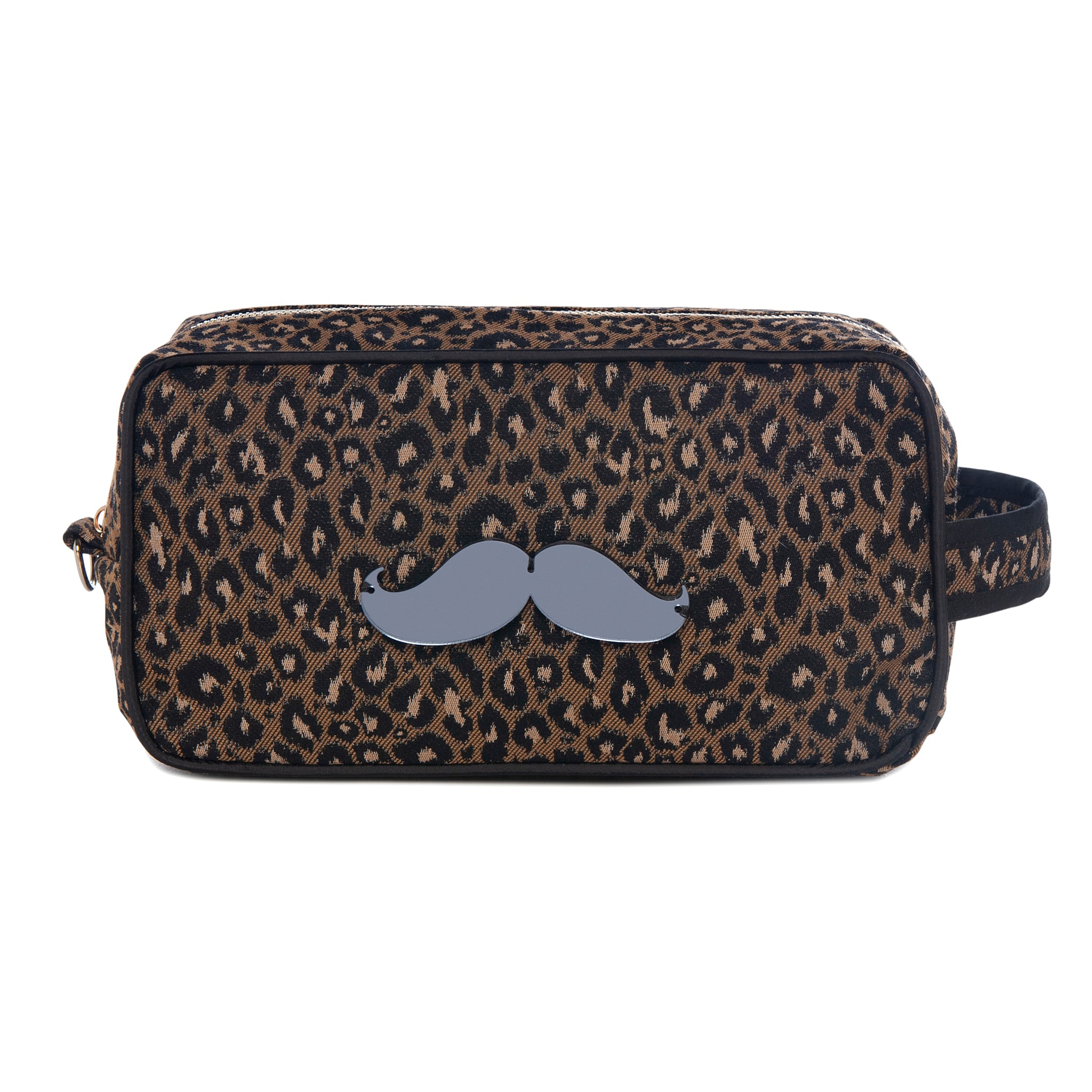 BOO Pouch | Khaki Animal Mustache