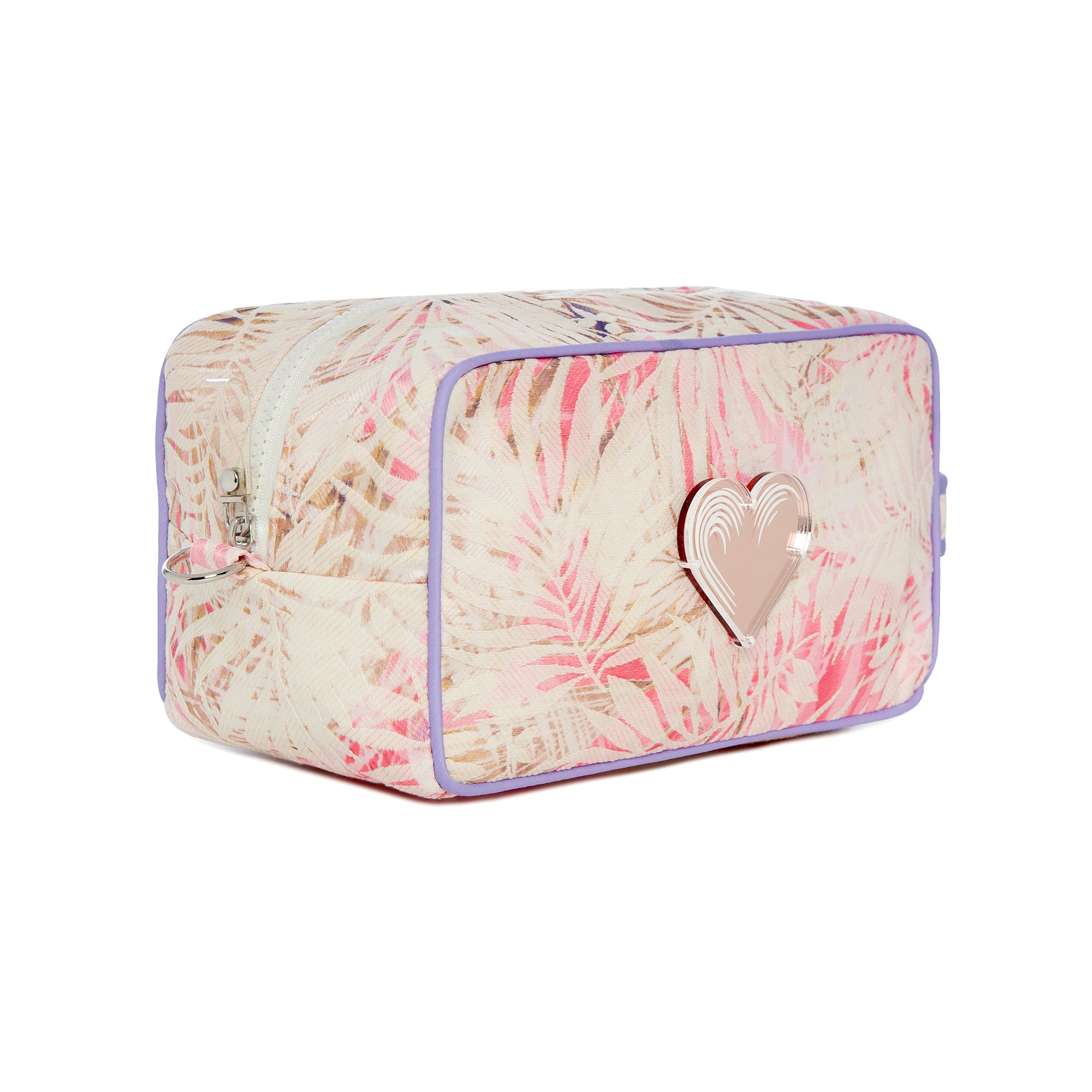 BOO Pouch | Beige Tropical Forest Heart