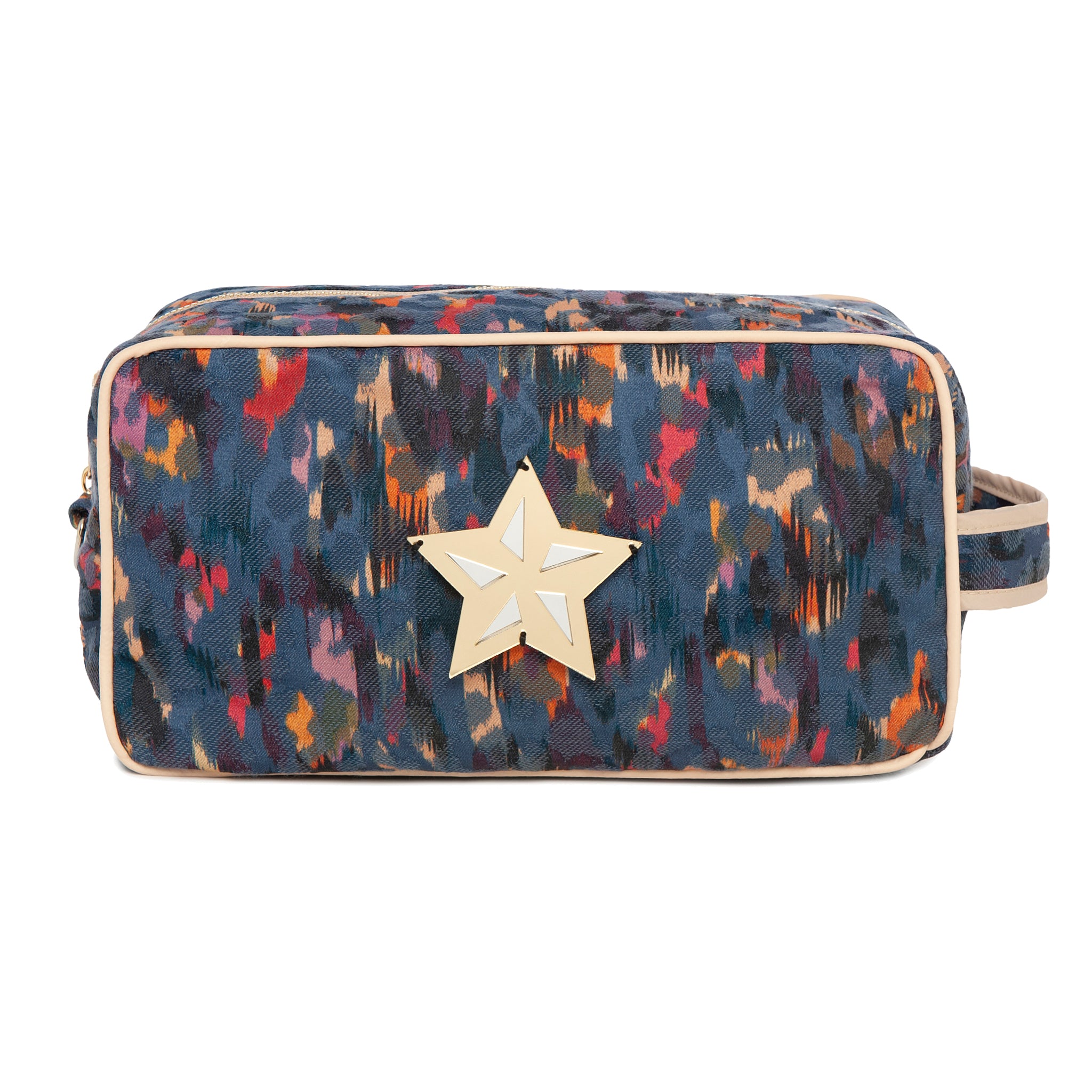 BOO Pouch | Blue Paint Brush Star