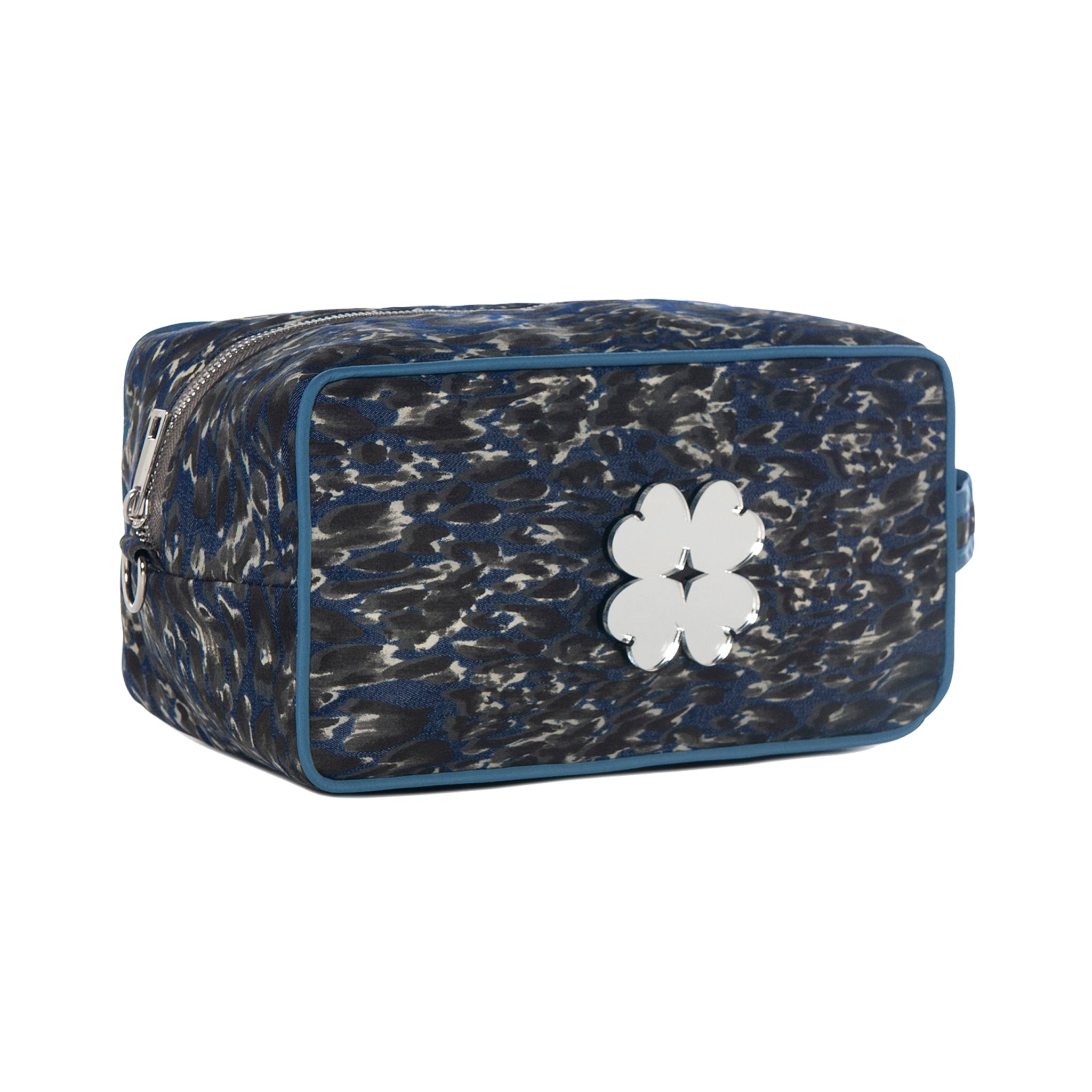 BOO Pouch | Denim Animal Flower