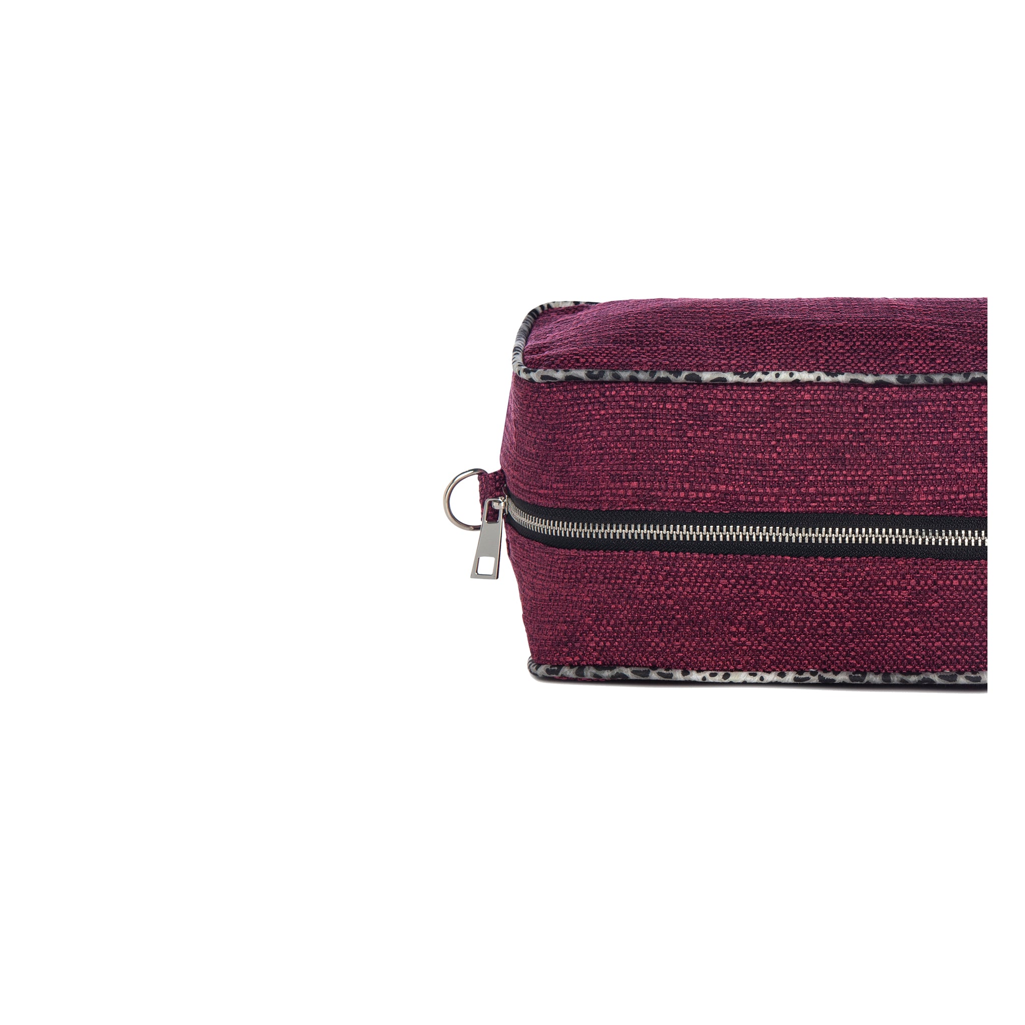 BOO Pouch | Dark Fuschia Woven Eye