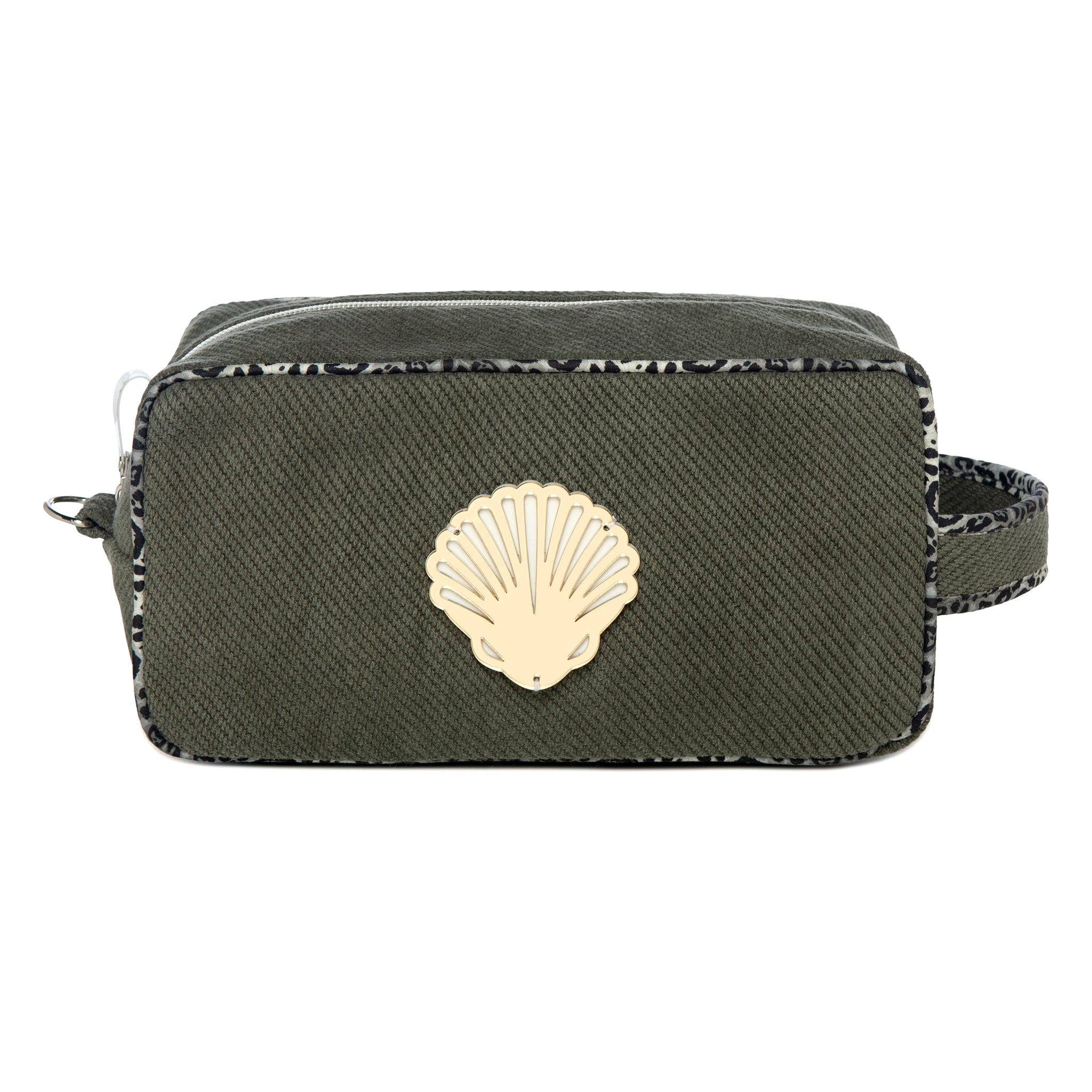 BOO Pouch | Khaki Diagonal Shell