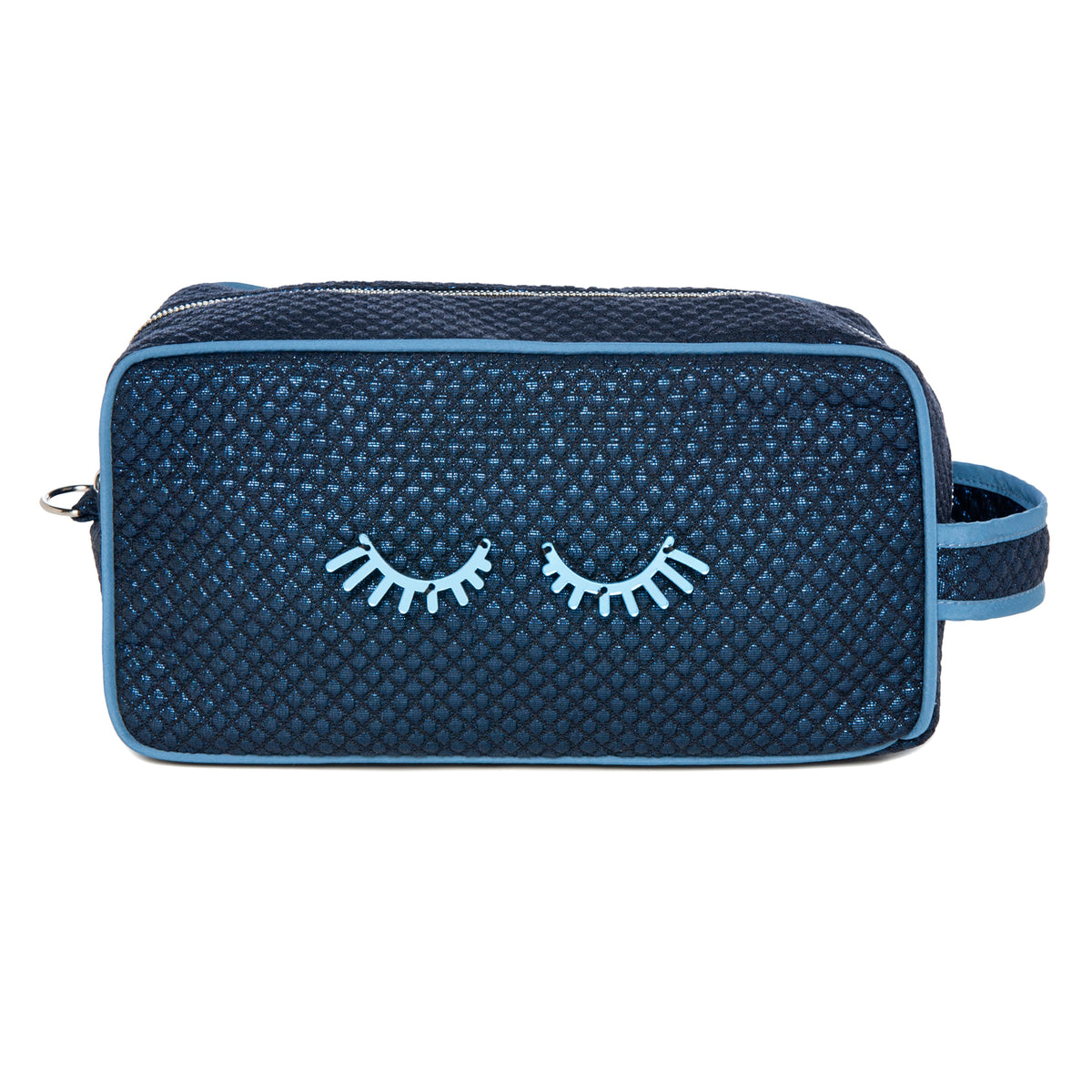 BOO Pouch | Shinny Padded Navy Lashes