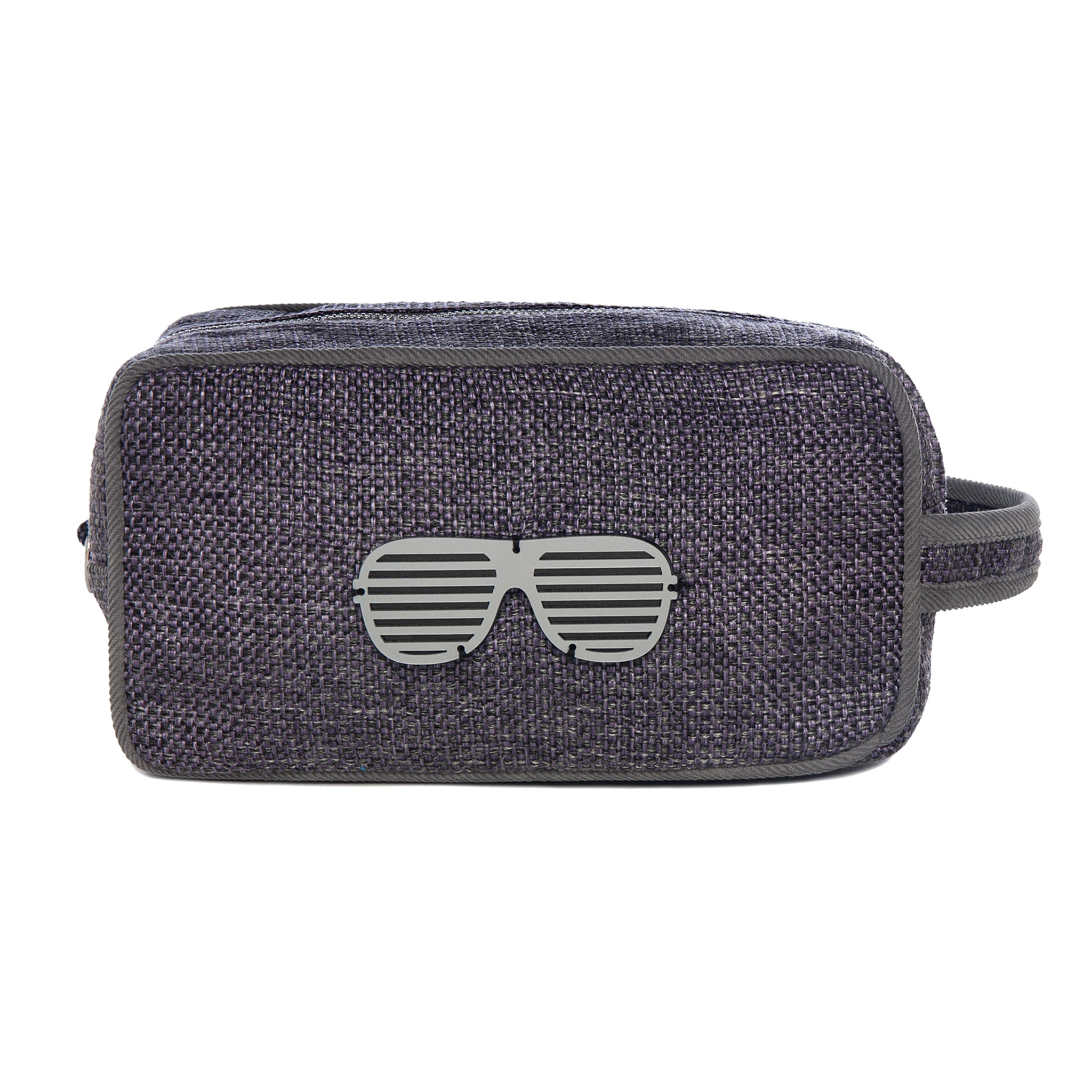 BOO Pouch | Purple Woven Strippy Glasses