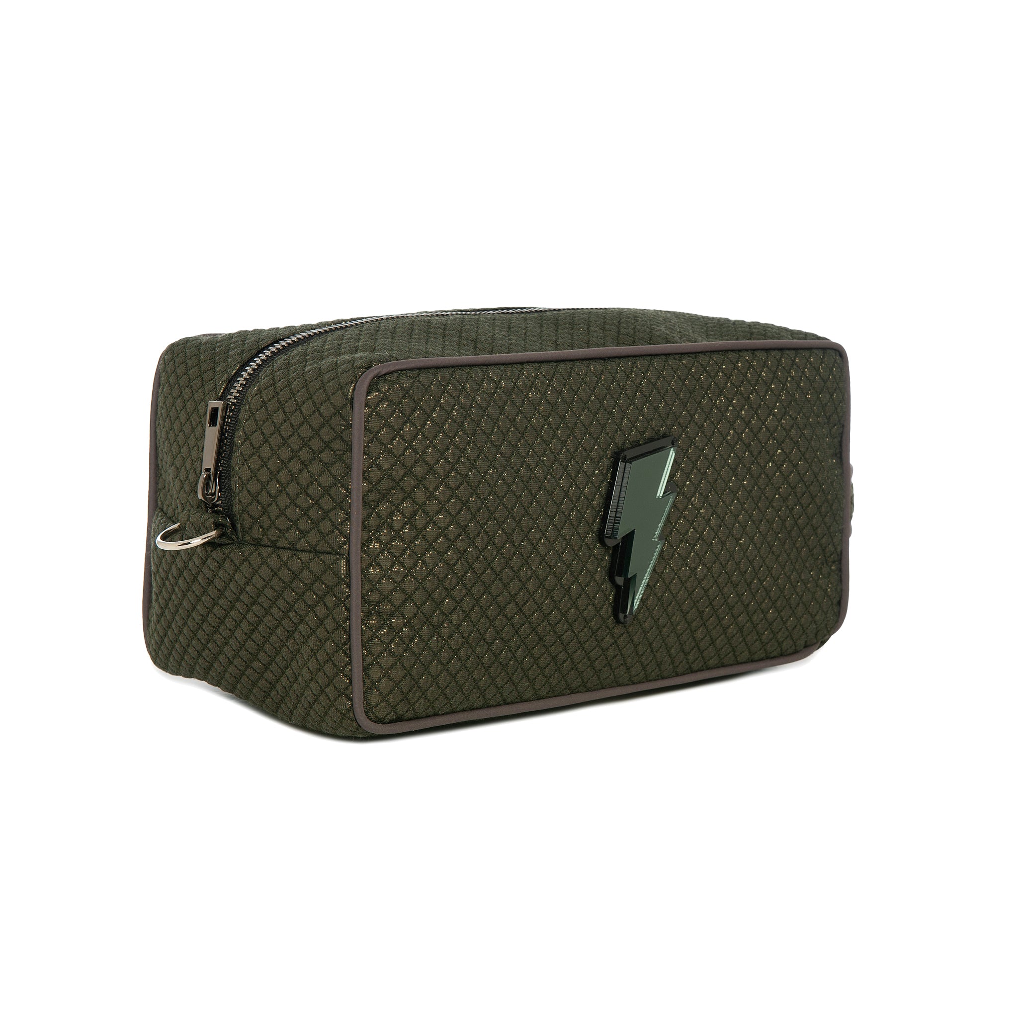 BOO Pouch | Shinny Dark Green Lightning