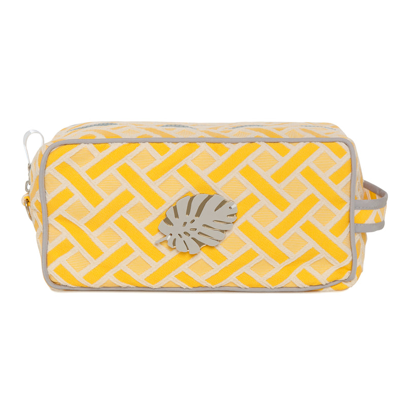 BOO Pouch | Yellow Bamboo Tropical Leaf - KOKU Concept