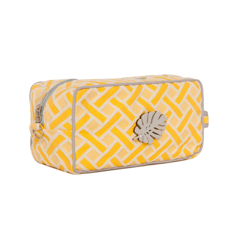 BOO Pouch | Yellow Bamboo Tropical Leaf - KOKU Concept