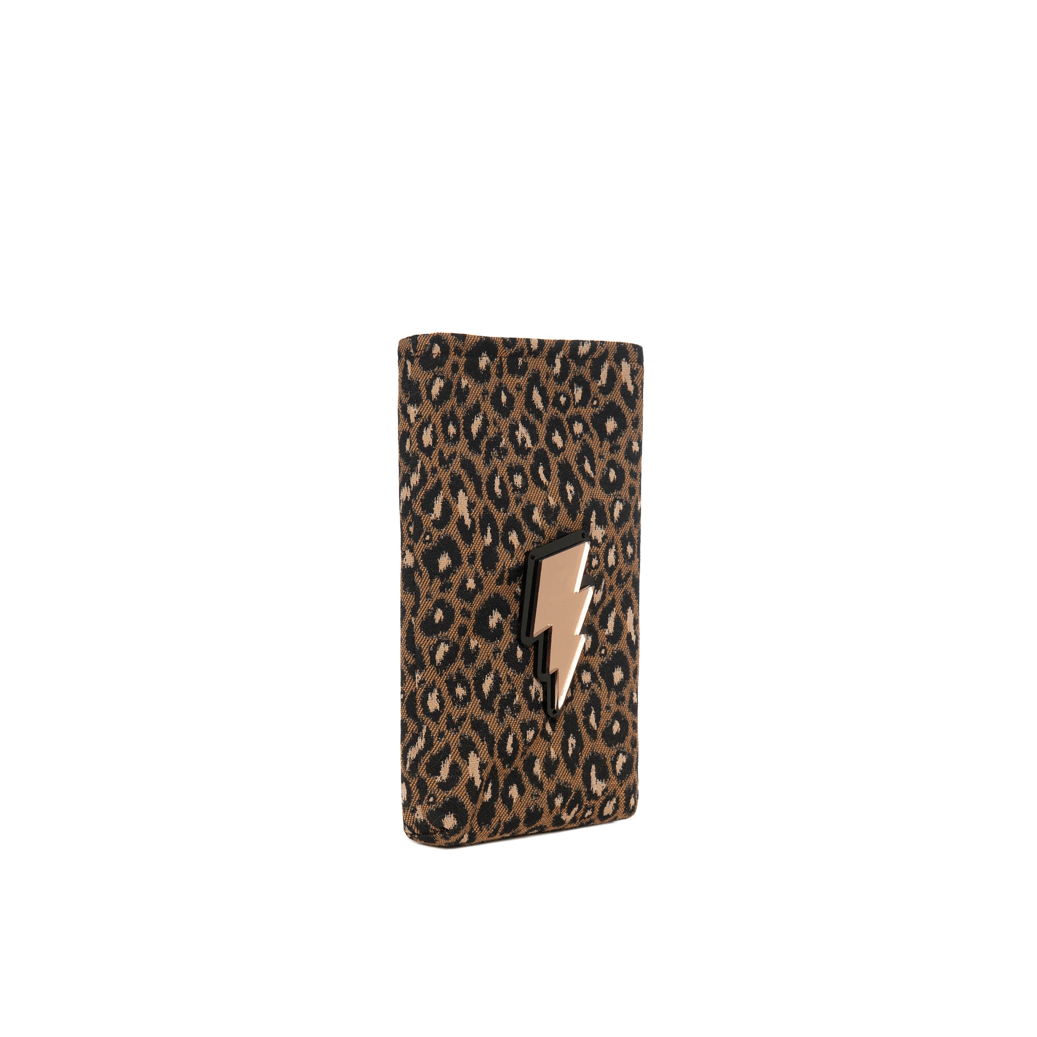 EV Phone Pouch | Khaki Animal Lightning
