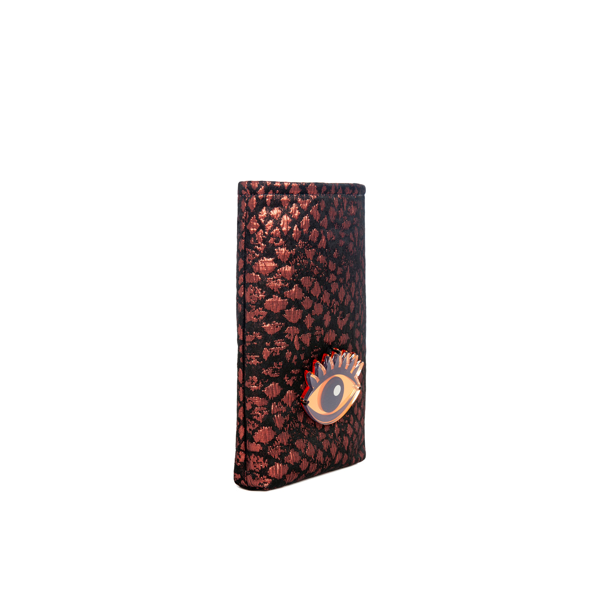 EV Phone Pouch | Copper Croc Evil Eye