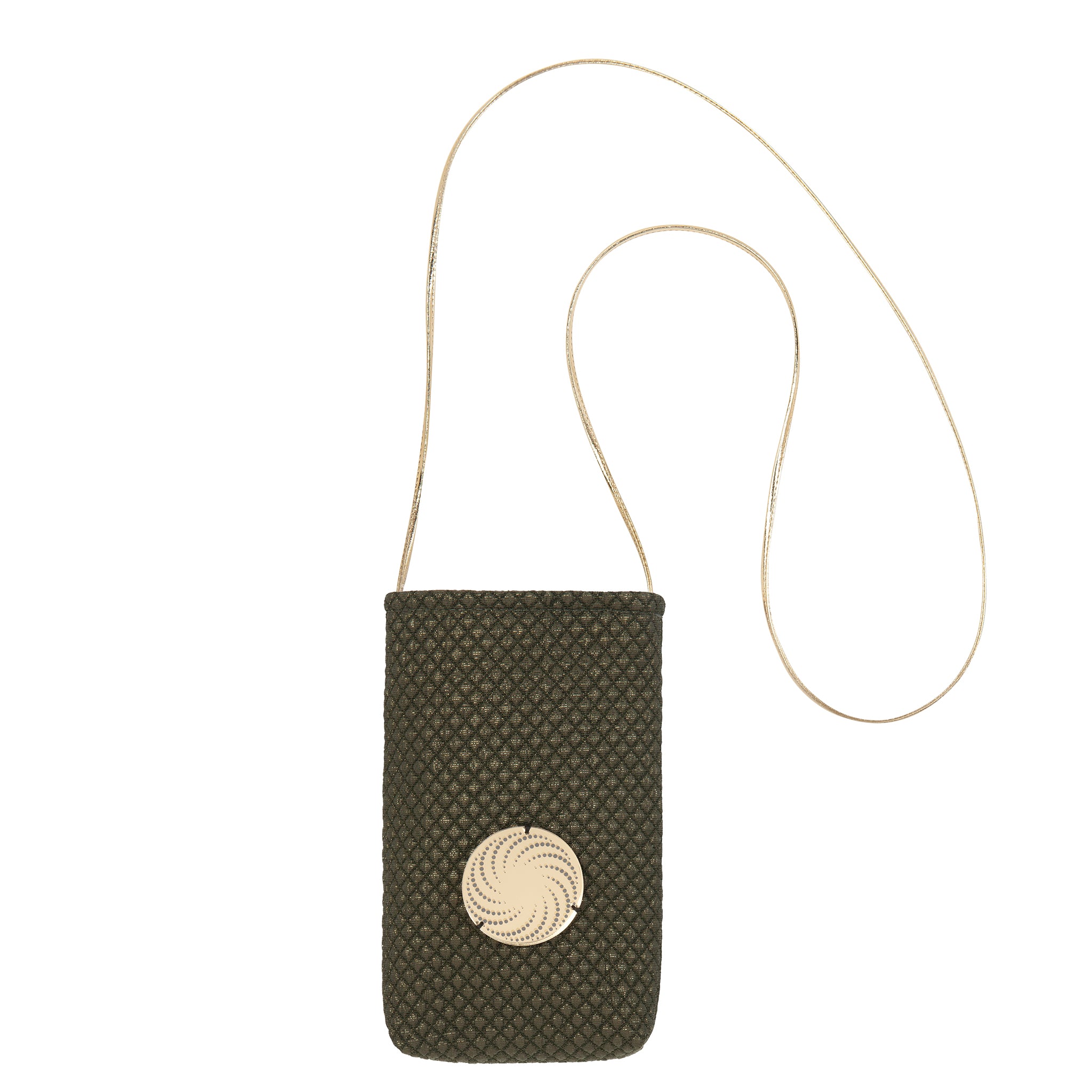 EV Phone Pouch | Shinny Dark Green Sphere