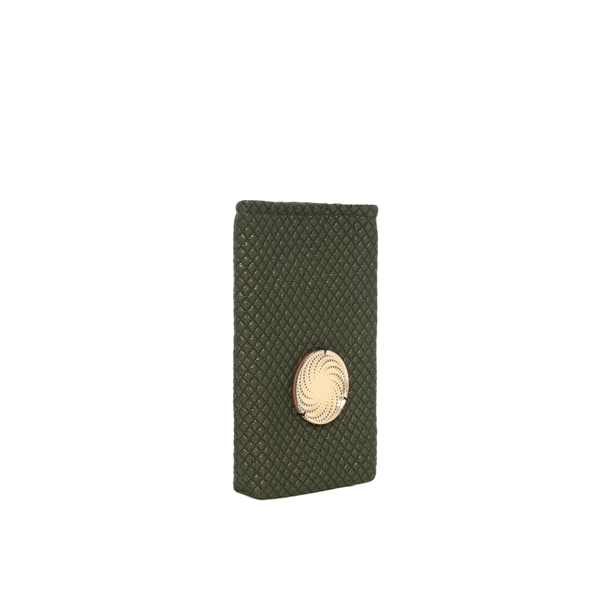 EV Phone Pouch | Shinny Dark Green Sphere