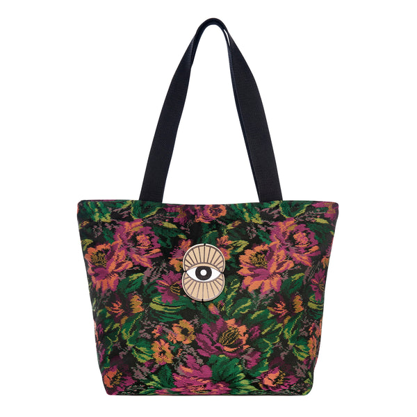 FIFI Tote bag | Winter Flowers Evil Eye