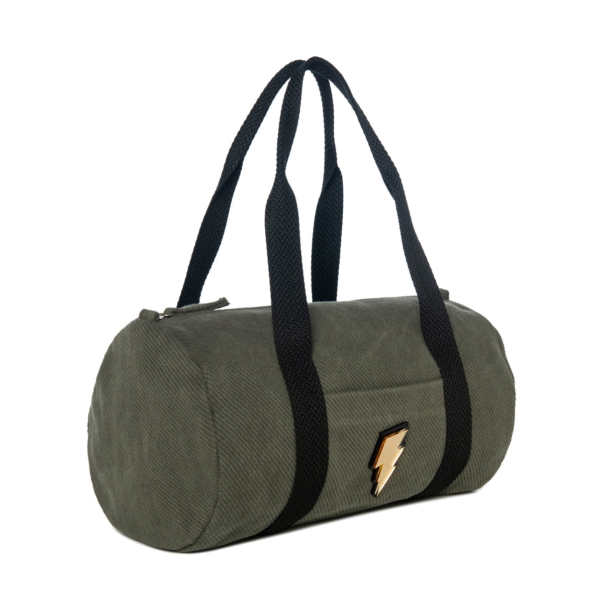 GABY Small Duffel bag | Khaki Denim Lightning
