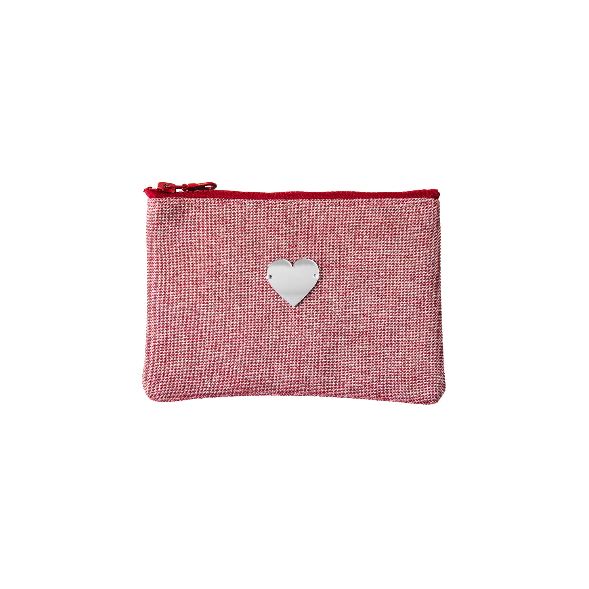 GALATIA Pouch | Red sparkle heart