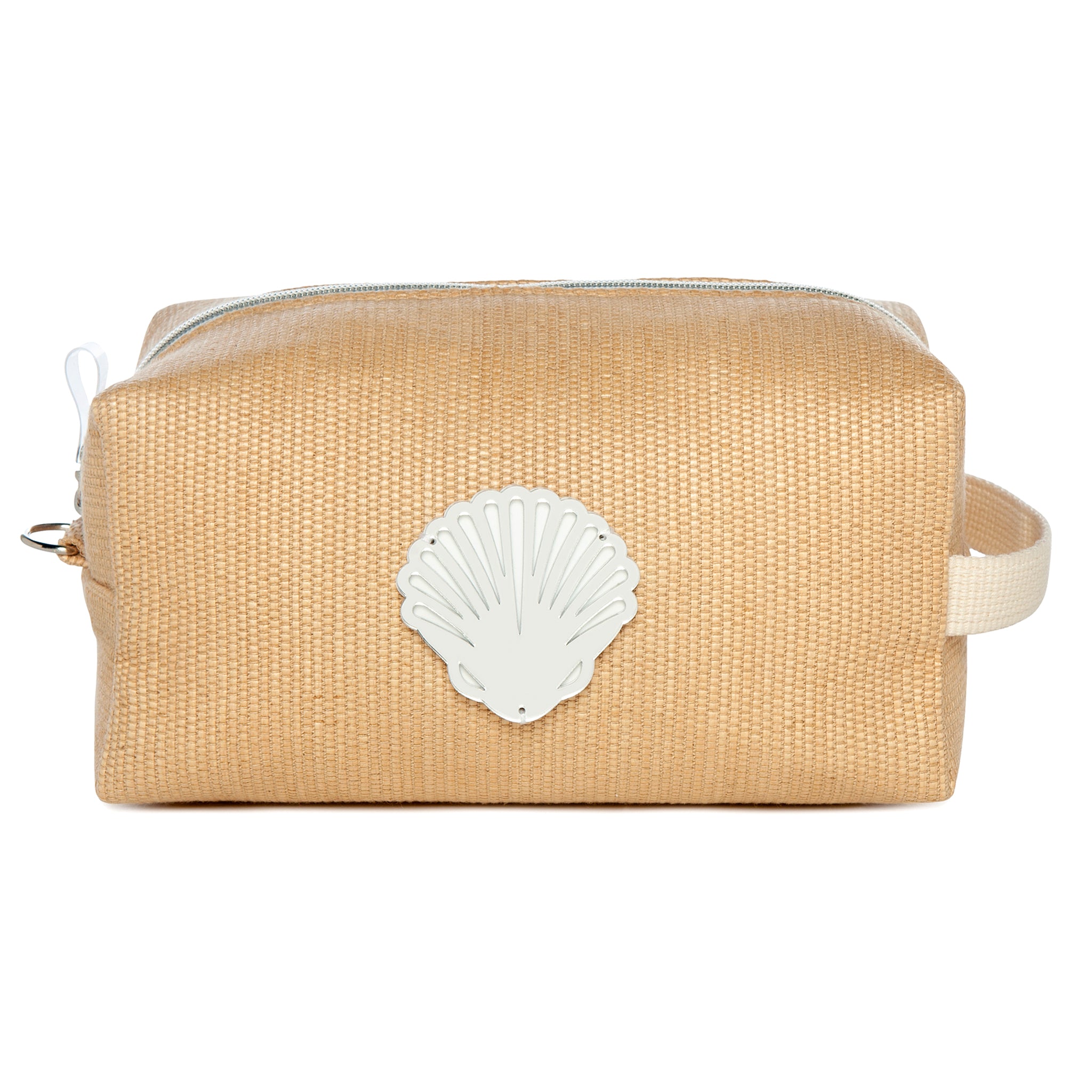 JUJU Pouch | Beige Stamp Shell