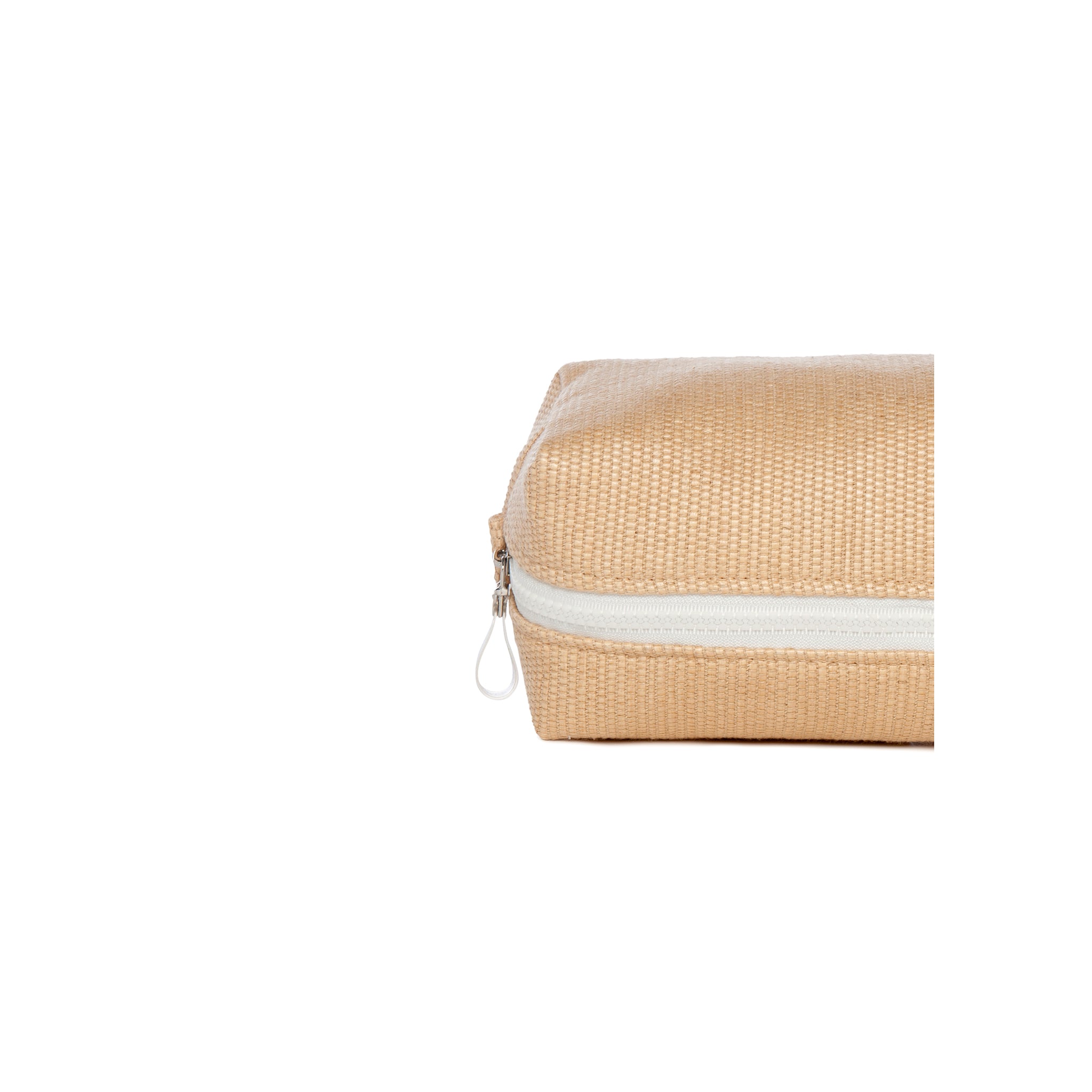 HAZEL Pouch | Beige Stamp Leaf