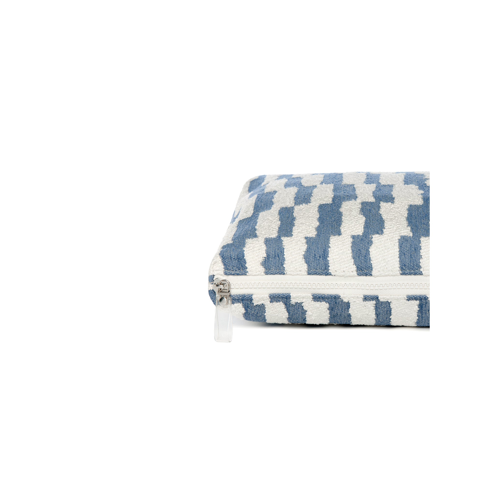 INES Pouch | Blue White Brick Evil Eye